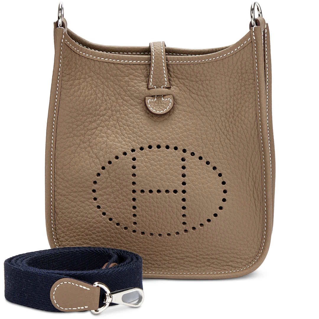 Etoupe Clemence Mini Evelyne II TPM 16 Palladium Hardware, 2024