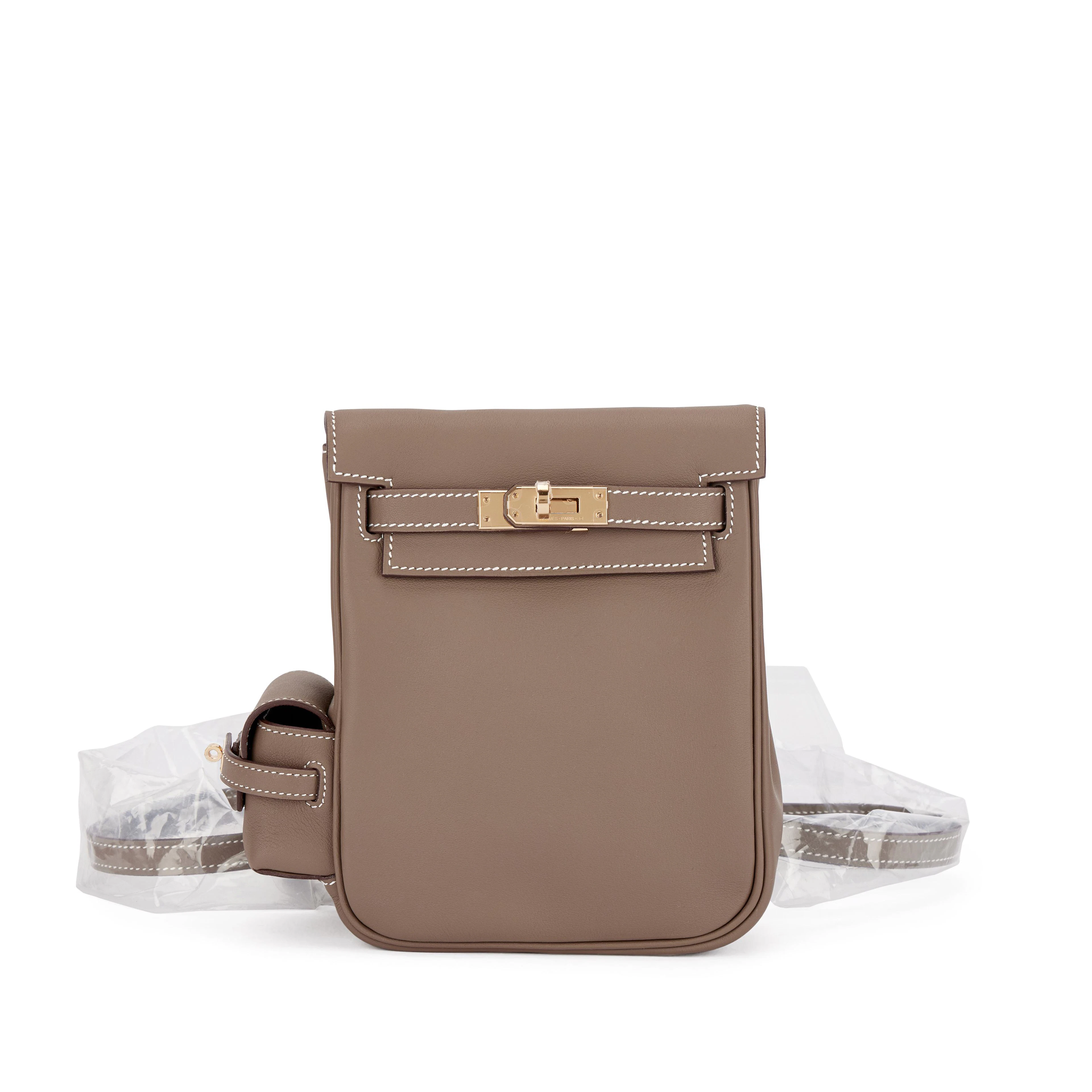 Etoupe Swift Kelly Jump Backpack Gold Hardware, 2025