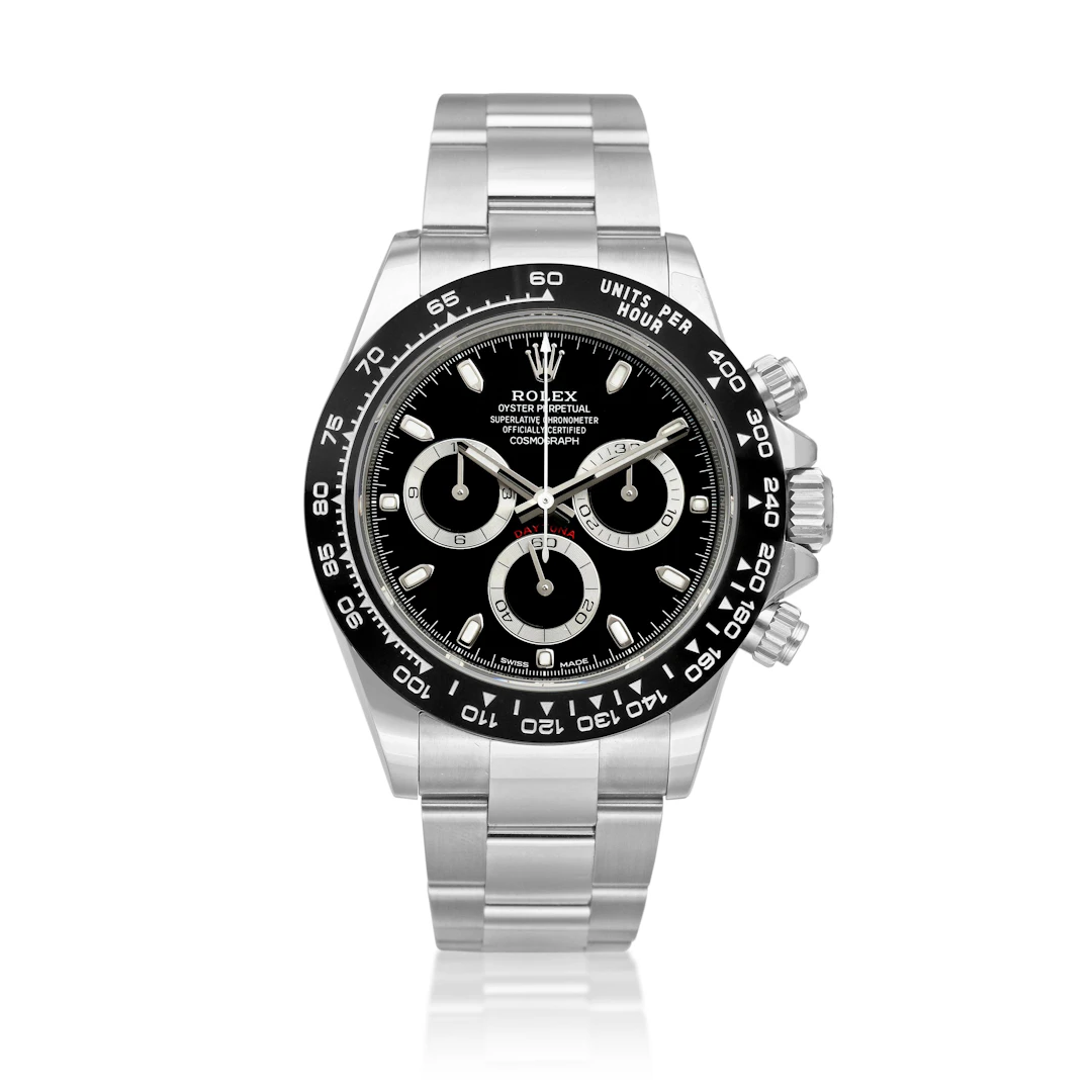 Cosmograph Daytona (Reference 116500LN). A stainless steel chronograph