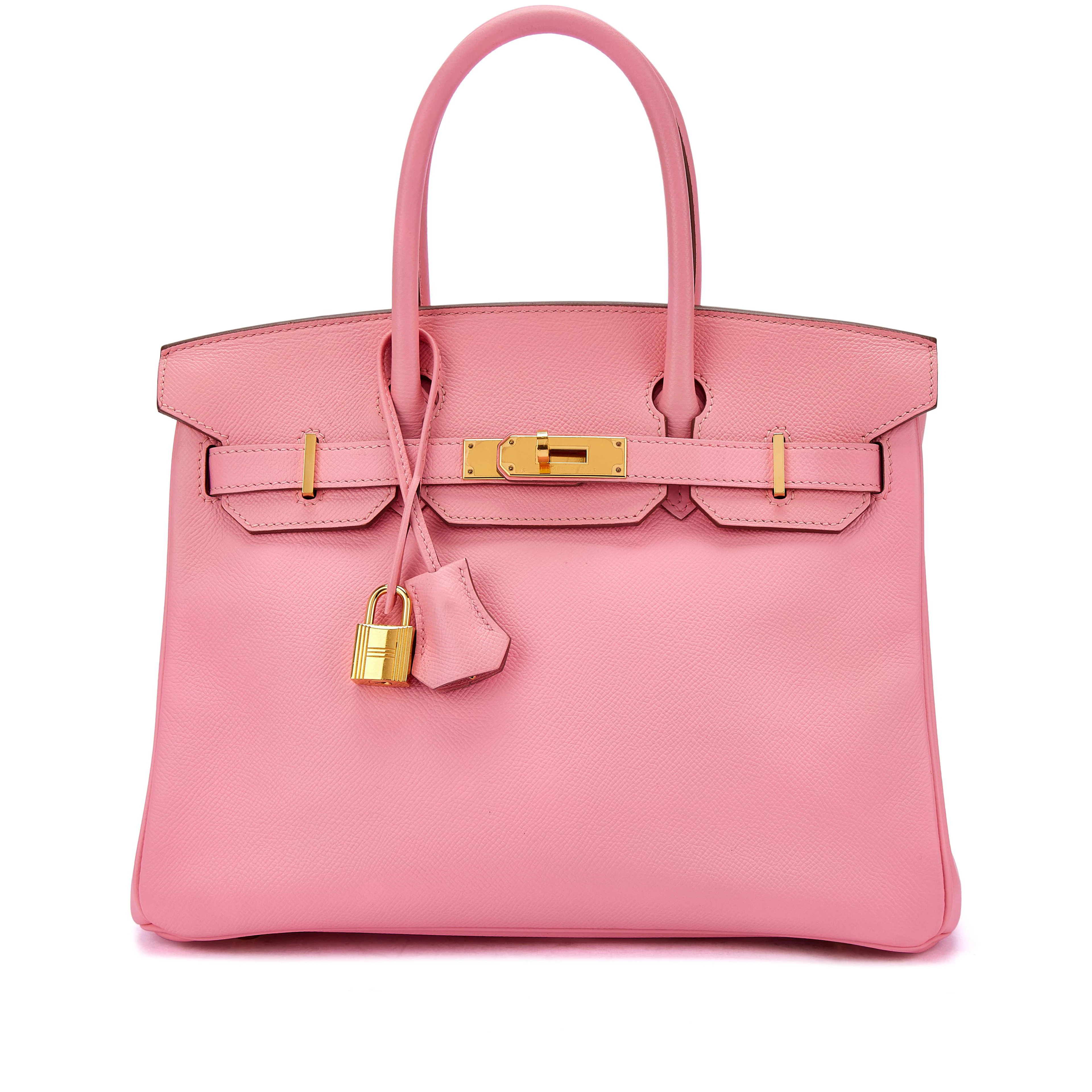 Rose Confetti Epsom Birkin 30 Gold Hardware, 2015