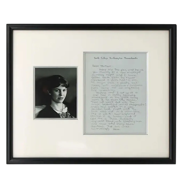 Signed Letter from Sylvia Plath to her Mother