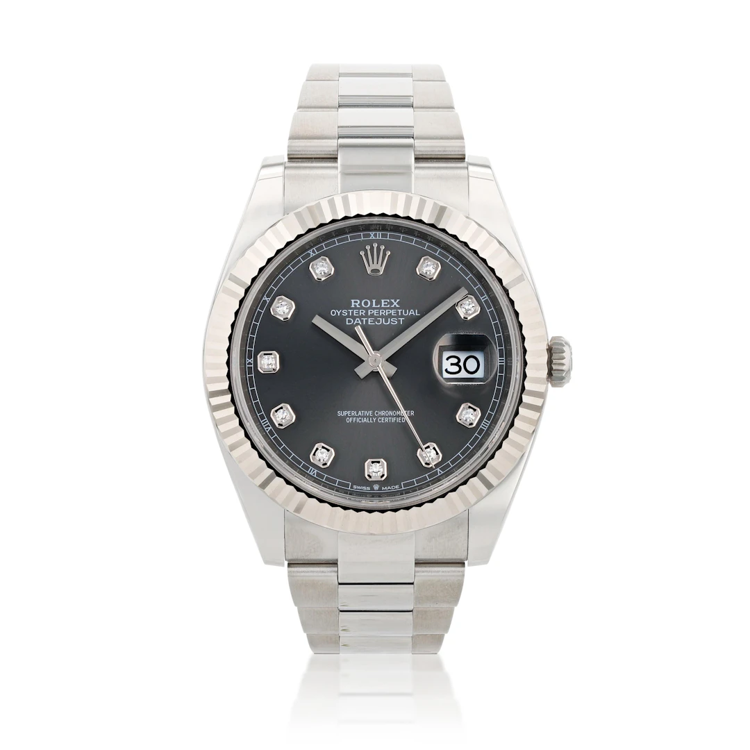 Datejust, reference 126334, stainless steel wristwatch with bracelet