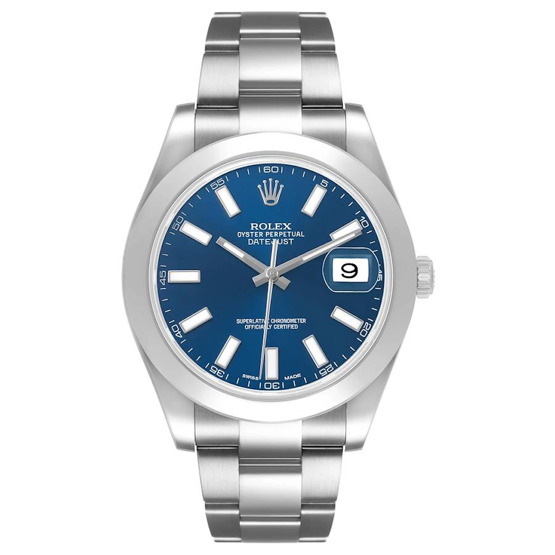Datejust (Reference 116300). A 41mm stainless steel automatic wristwatch
