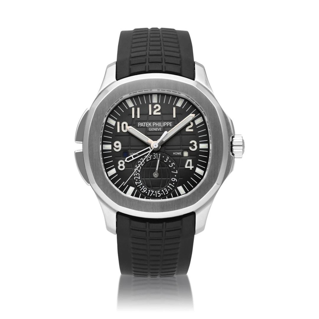 Aquanaut Travel Time (Reference 5164A-001). A 40.8mm stainless steel