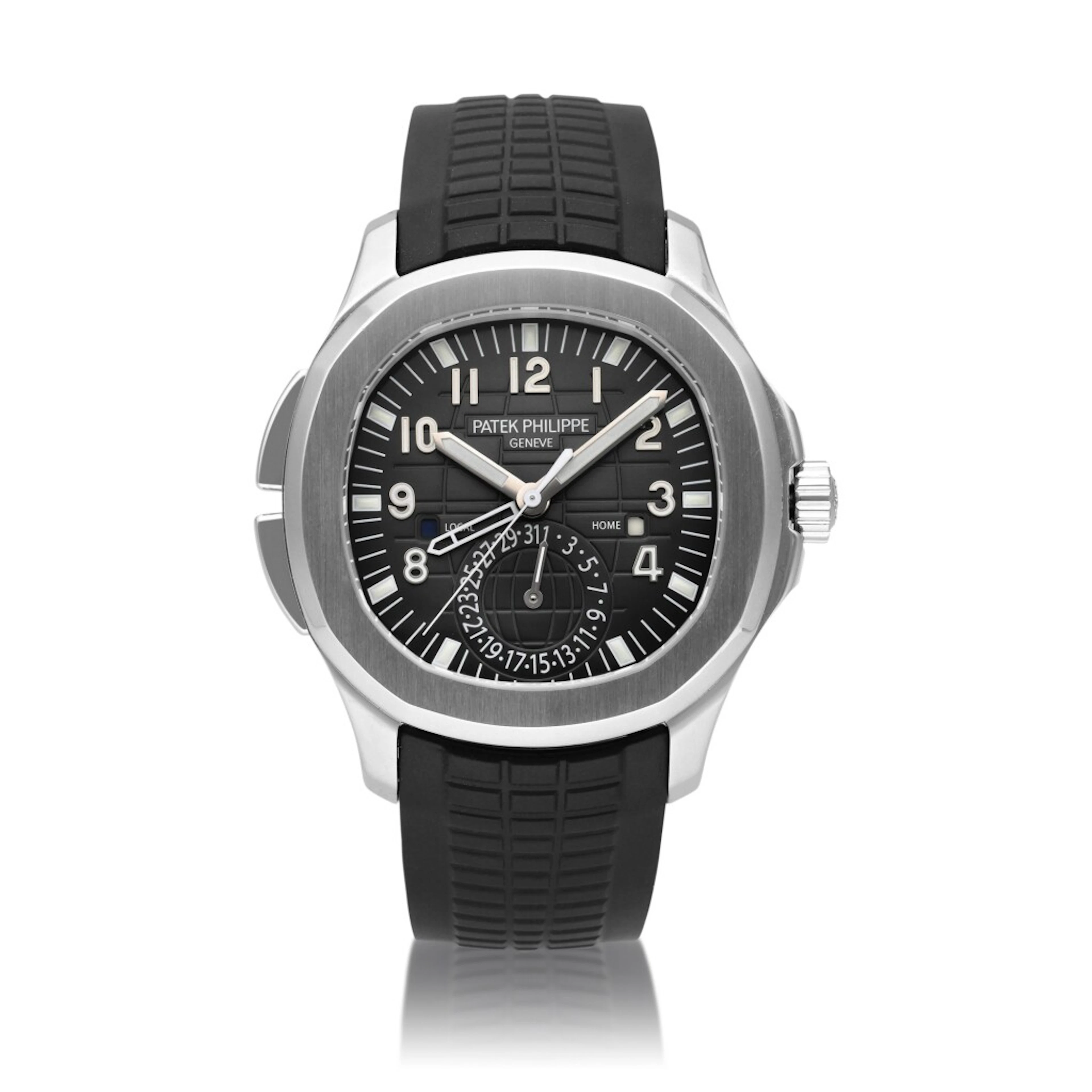 Aquanaut Travel Time (Reference 5164A-001). A 40.8mm stainless steel