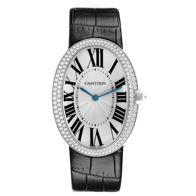 Baignoire Large (Reference WB520009). A 44mm white gold and diamond-set