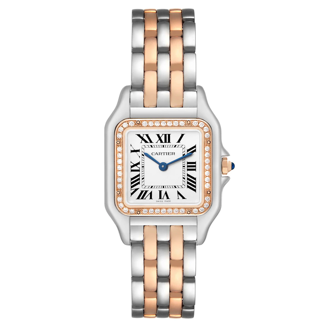 Panthere Medium (Reference W3PN0007). A 37mm stainless steel rose