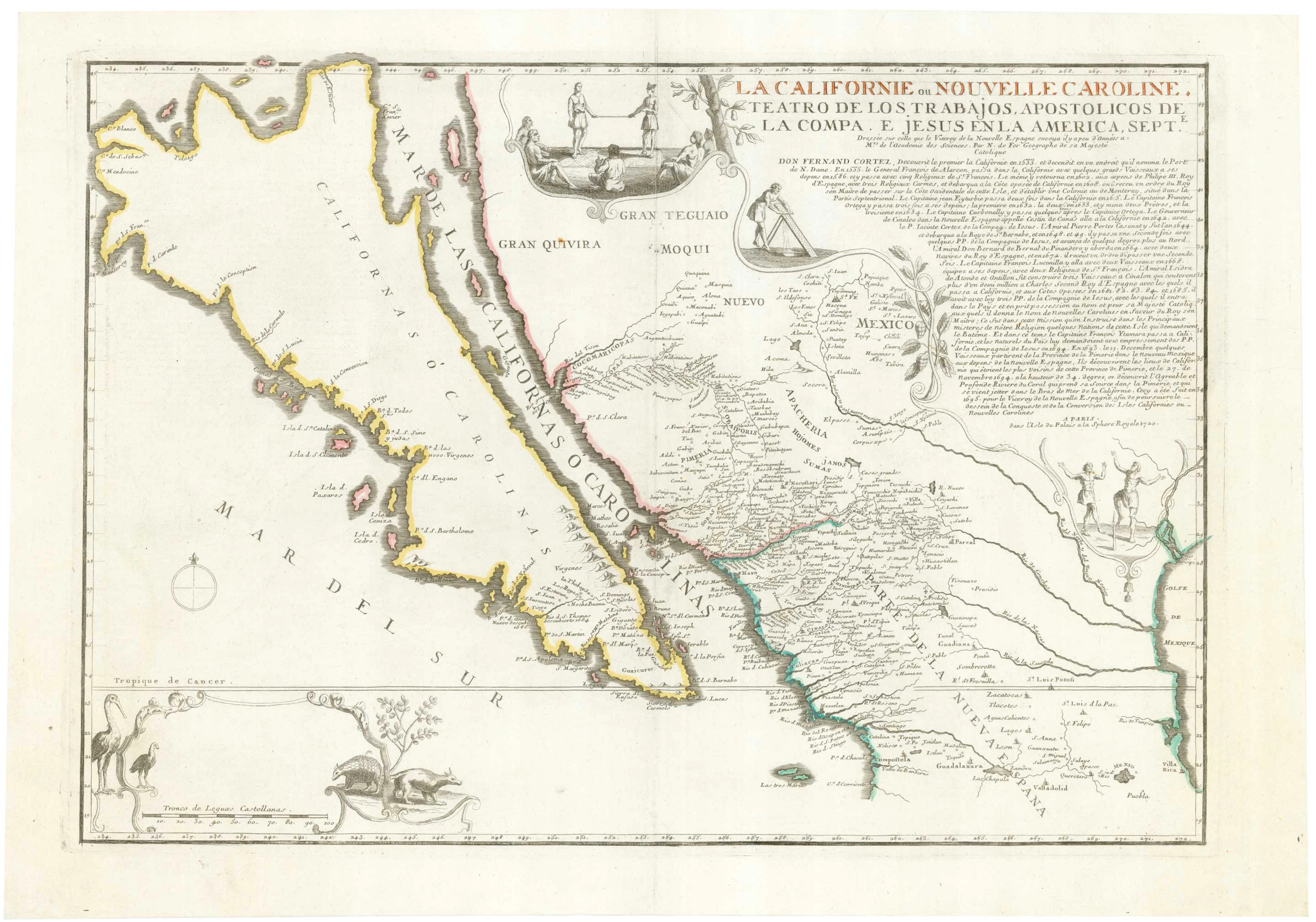French Map of California