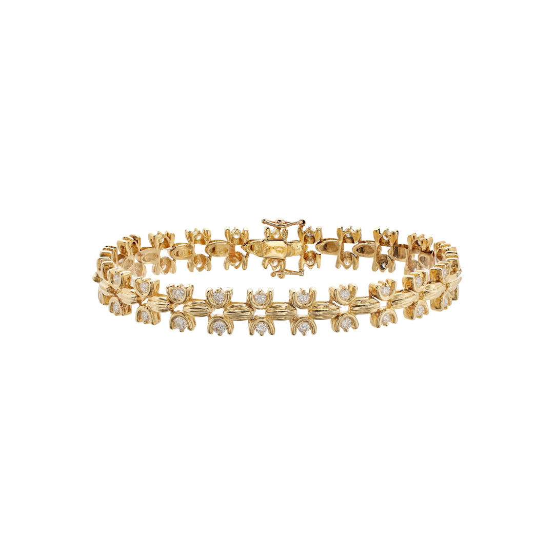 Gold and Diamond Bracelet