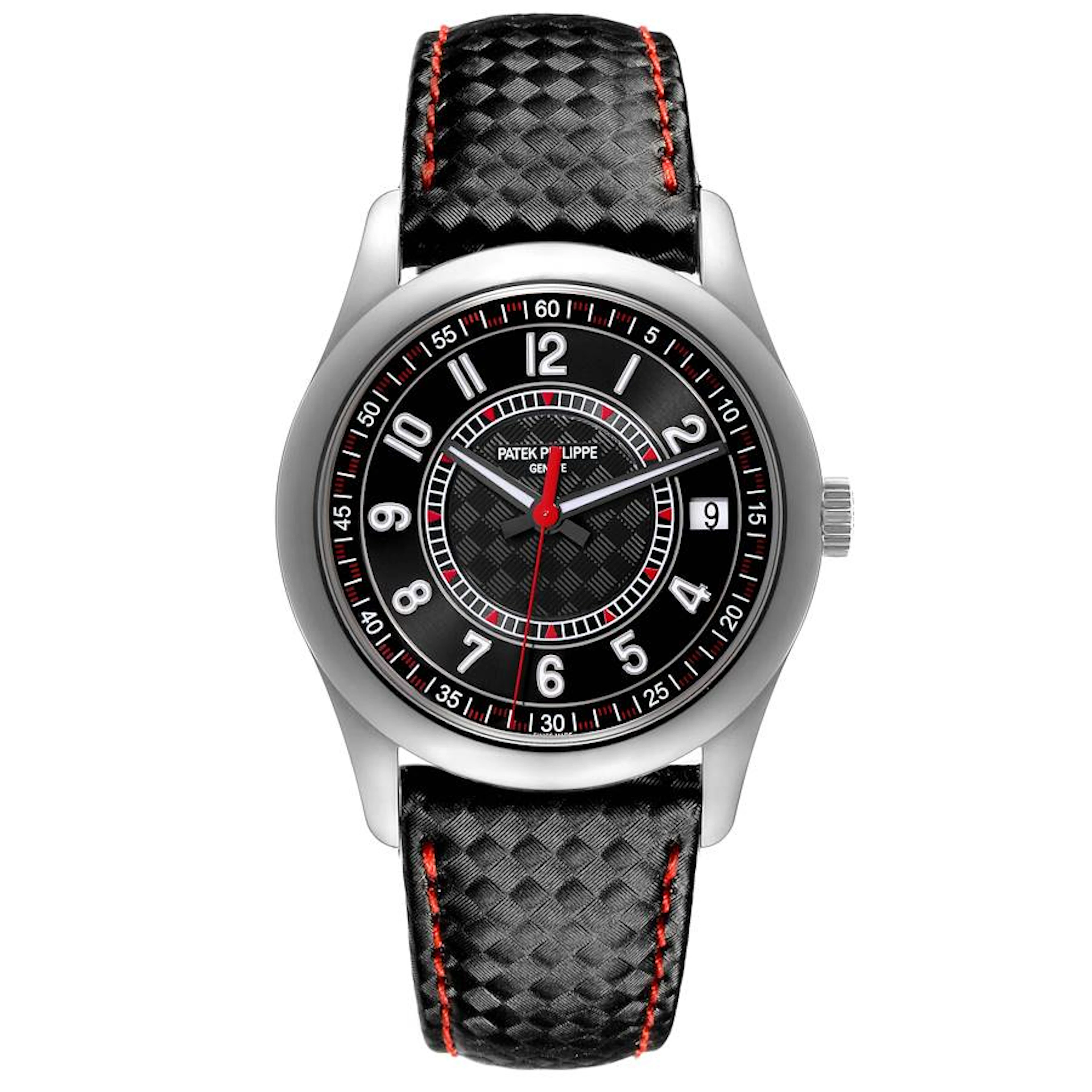 Calatrava (Reference 6007G-010). A 40mm white gold automatic wristwatch