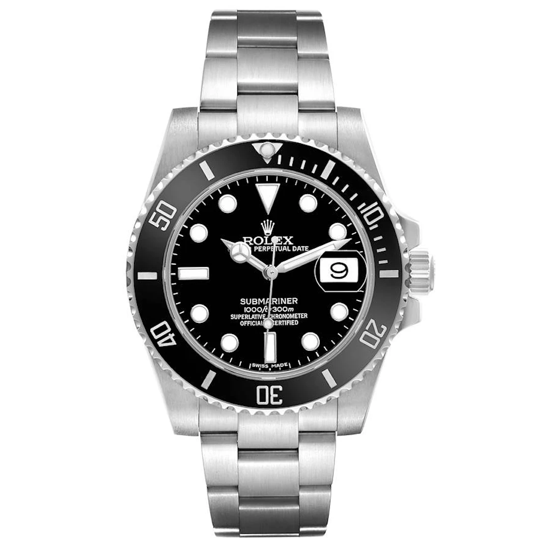 Submariner (Reference 116610LN). A 40mm stainless steel automatic