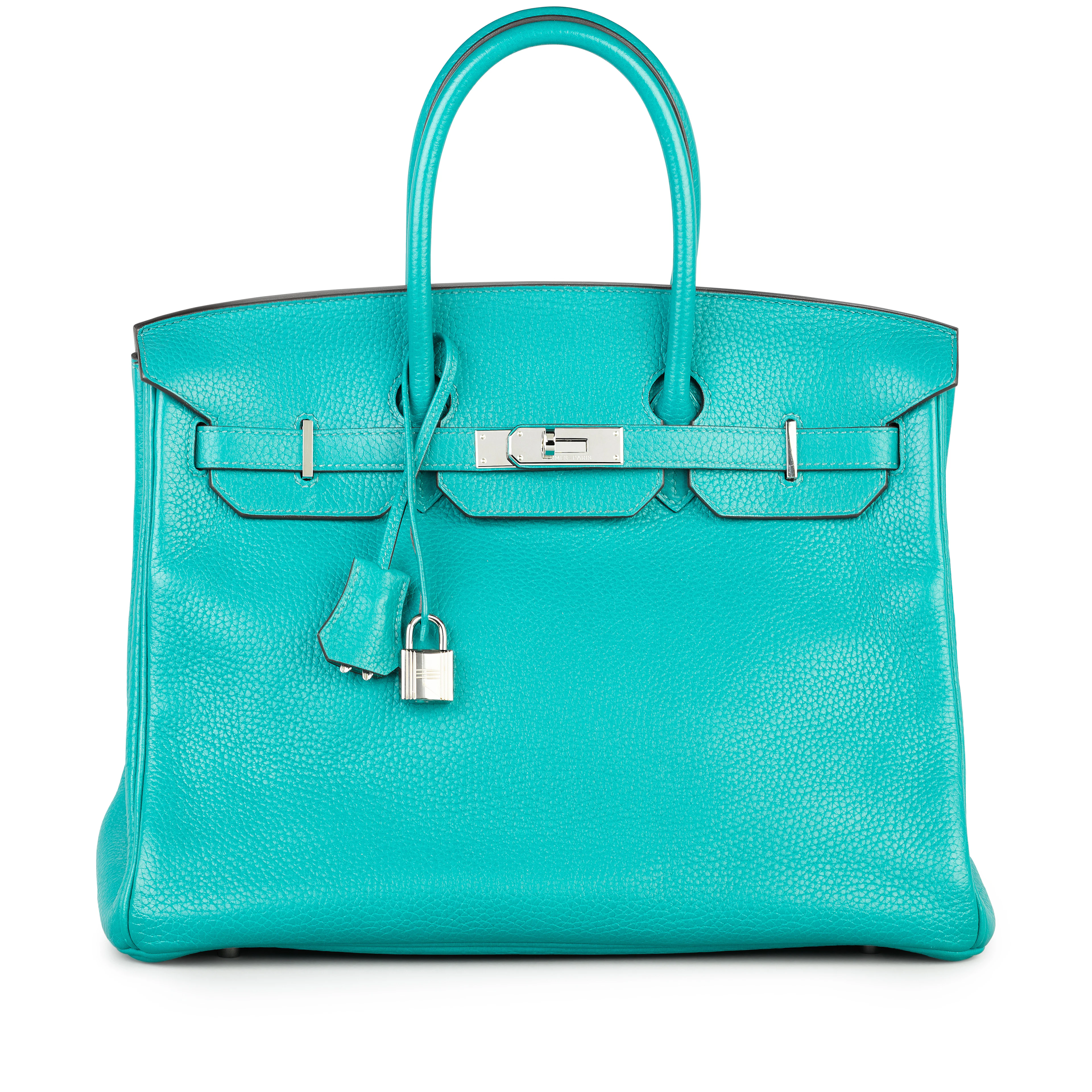Turqouise Togo Birkin 35 Palladium Hardware, 2016
