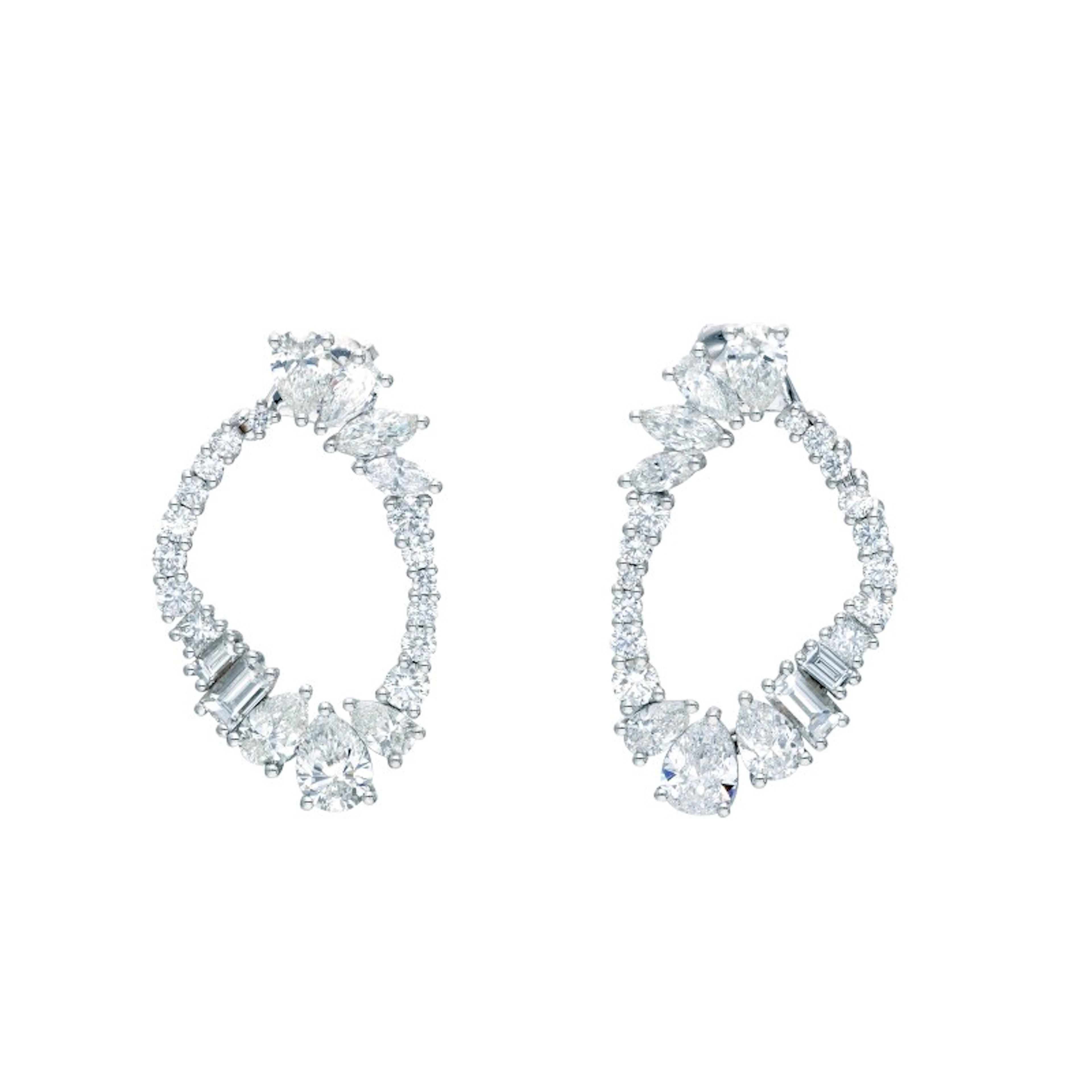 High Stream Loop Small Earrings