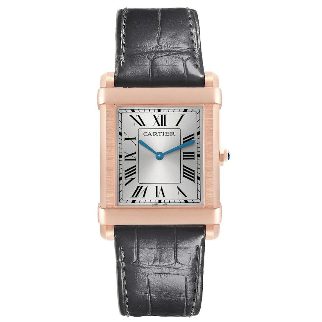 Tank Chinoise (Reference WGTA0075). A 39.5mm rose gold manual wind