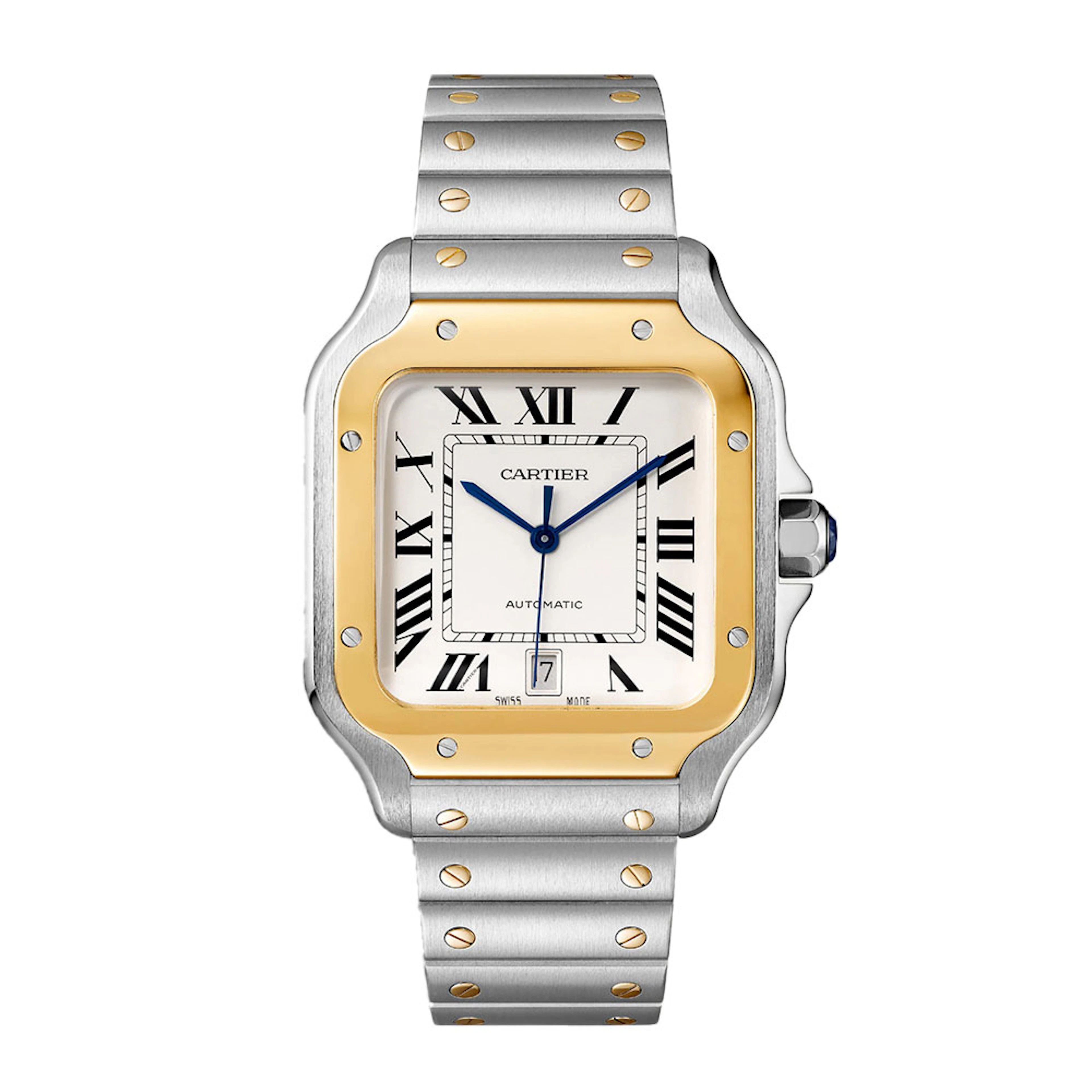 Santos de Cartier (Reference W2SA0009). A 40mm unworn yellow gold