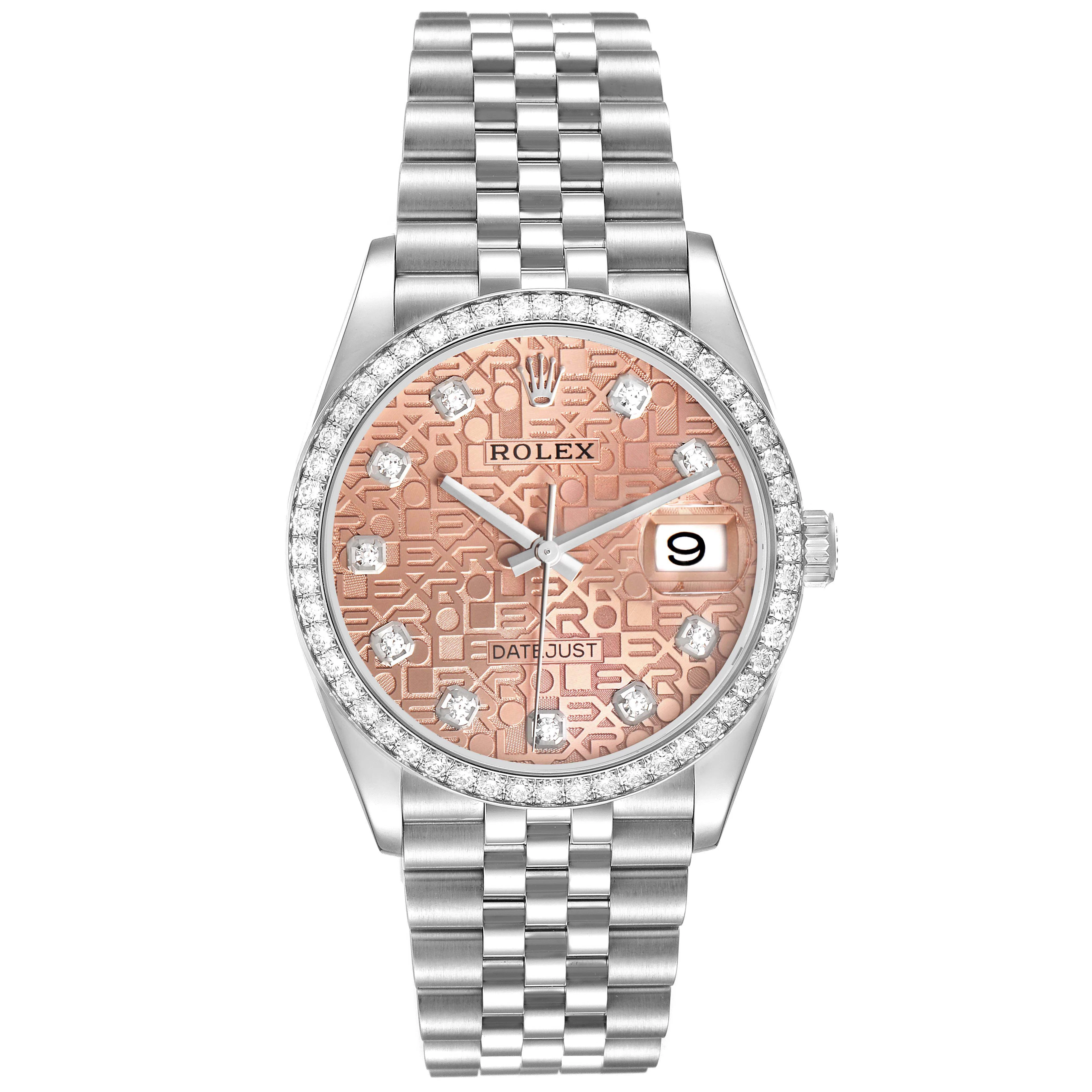 Datejust 'Anniversary' Dial (Reference 126284RBR). A 36mm stainless
