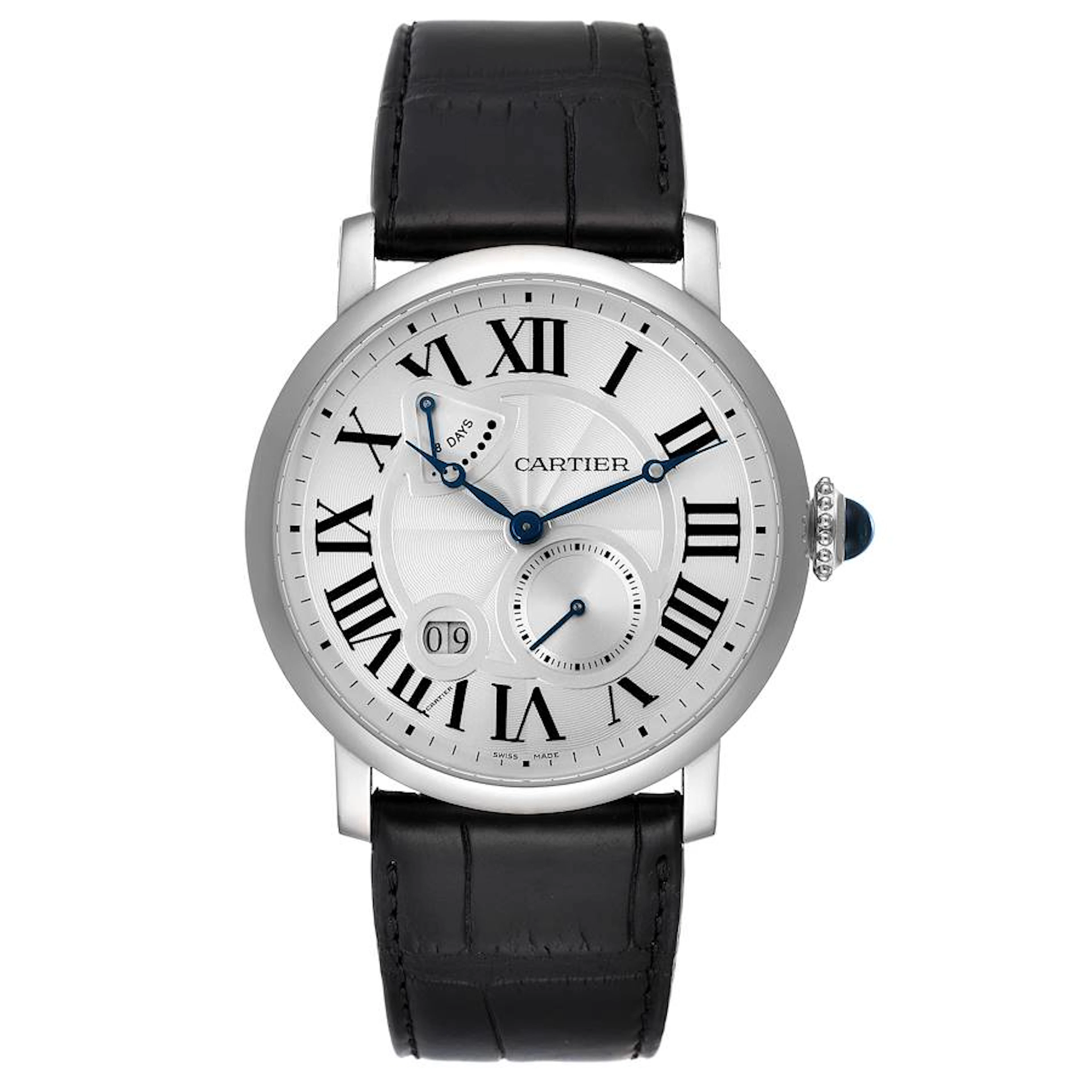 Rotonde de Cartier (Reference W1556202). A 42mm white gold manual