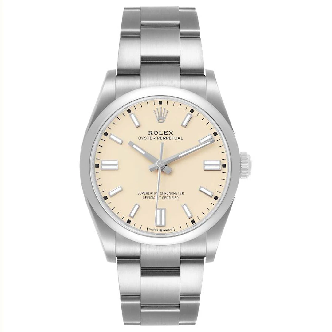 Oyster Perpetual (Reference 126000). A 36mm unworn stainless steel