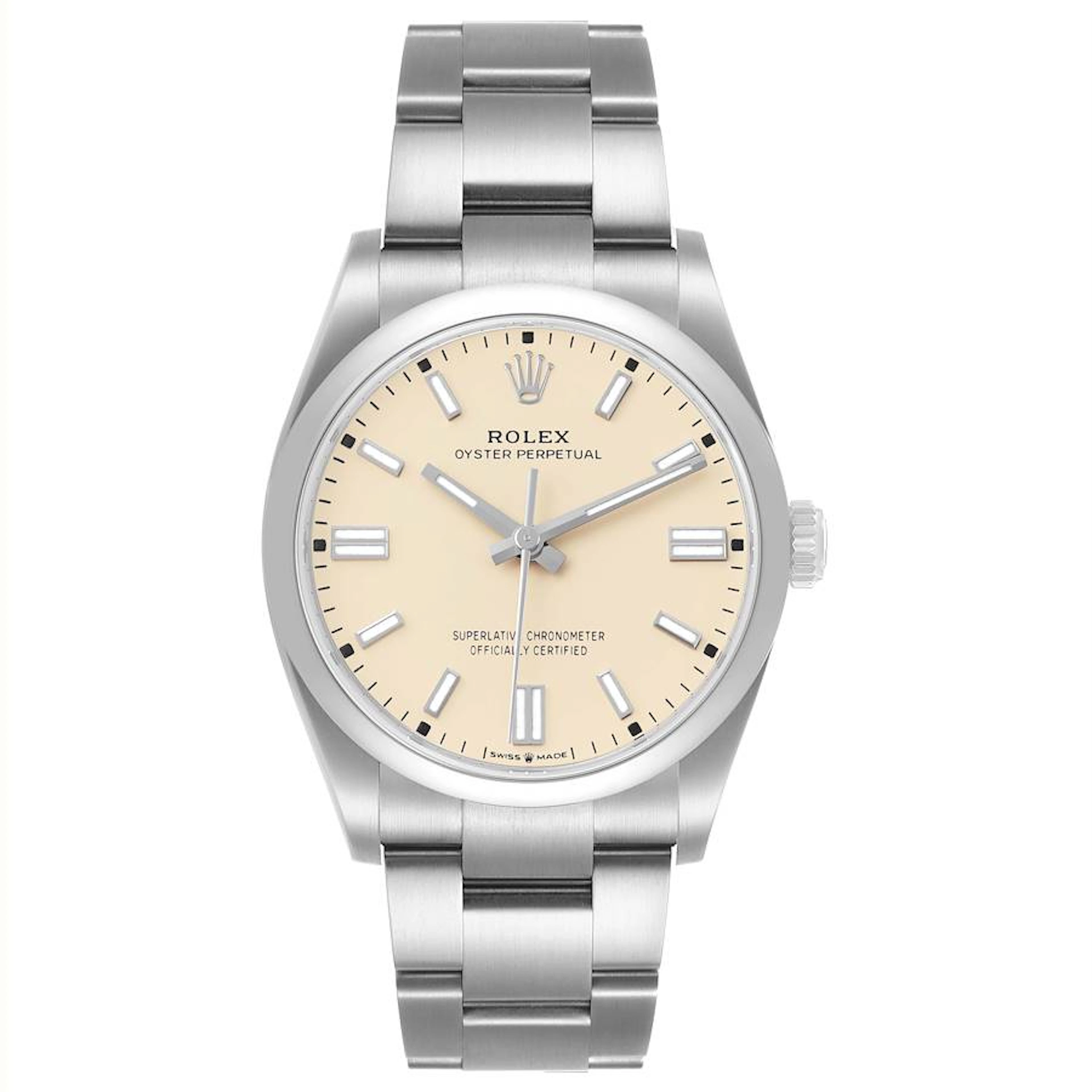 Oyster Perpetual (Reference 126000). A 36mm unworn stainless steel