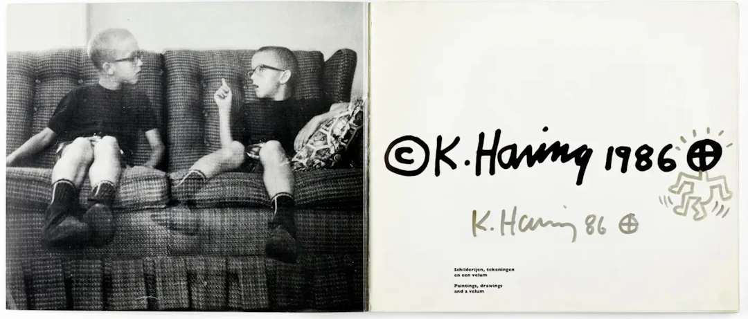 Keith Haring Exhibition, Stedelijk Museum, Signed Catalog