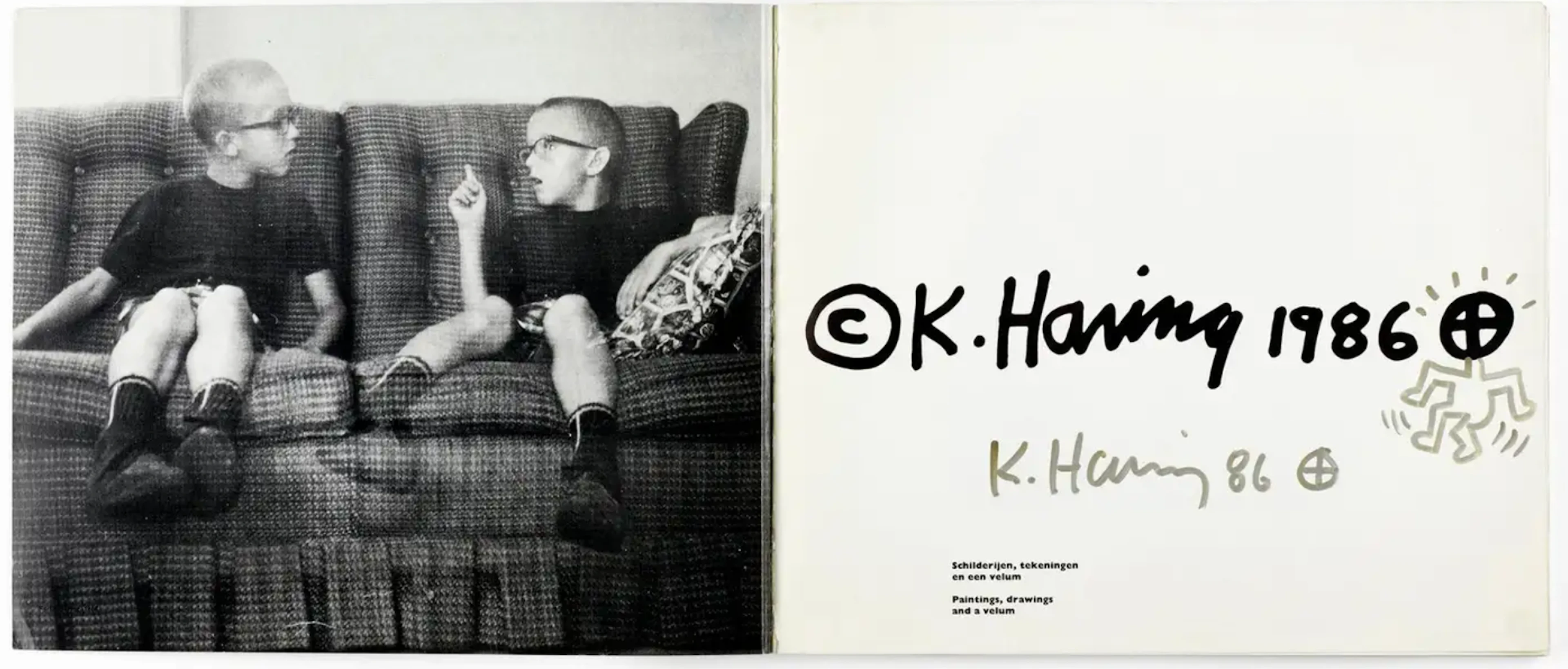 Keith Haring Exhibition, Stedelijk Museum, Signed Catalog