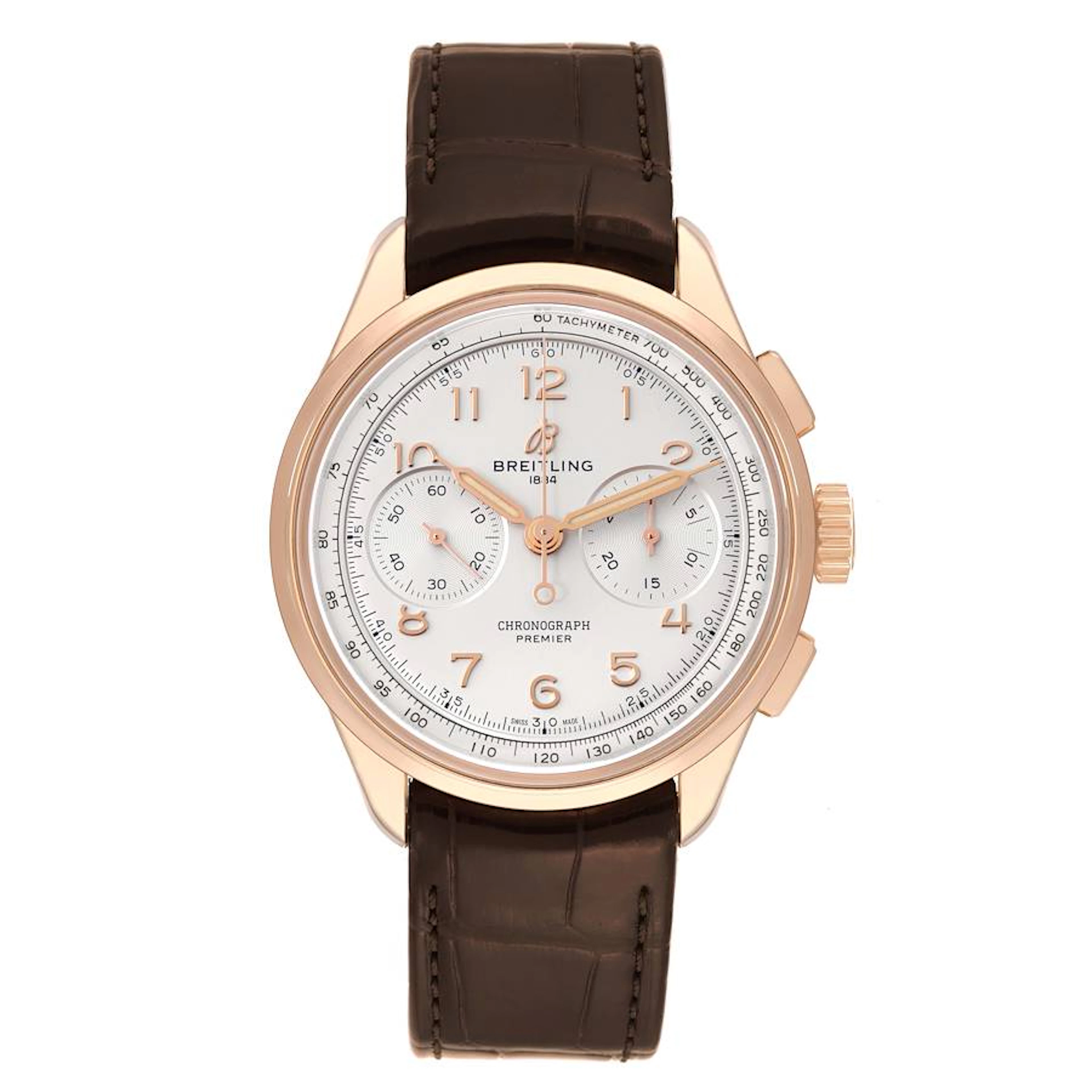 Premier B09 (Reference RB0930). A 40mm rose gold manual wind wristwatch