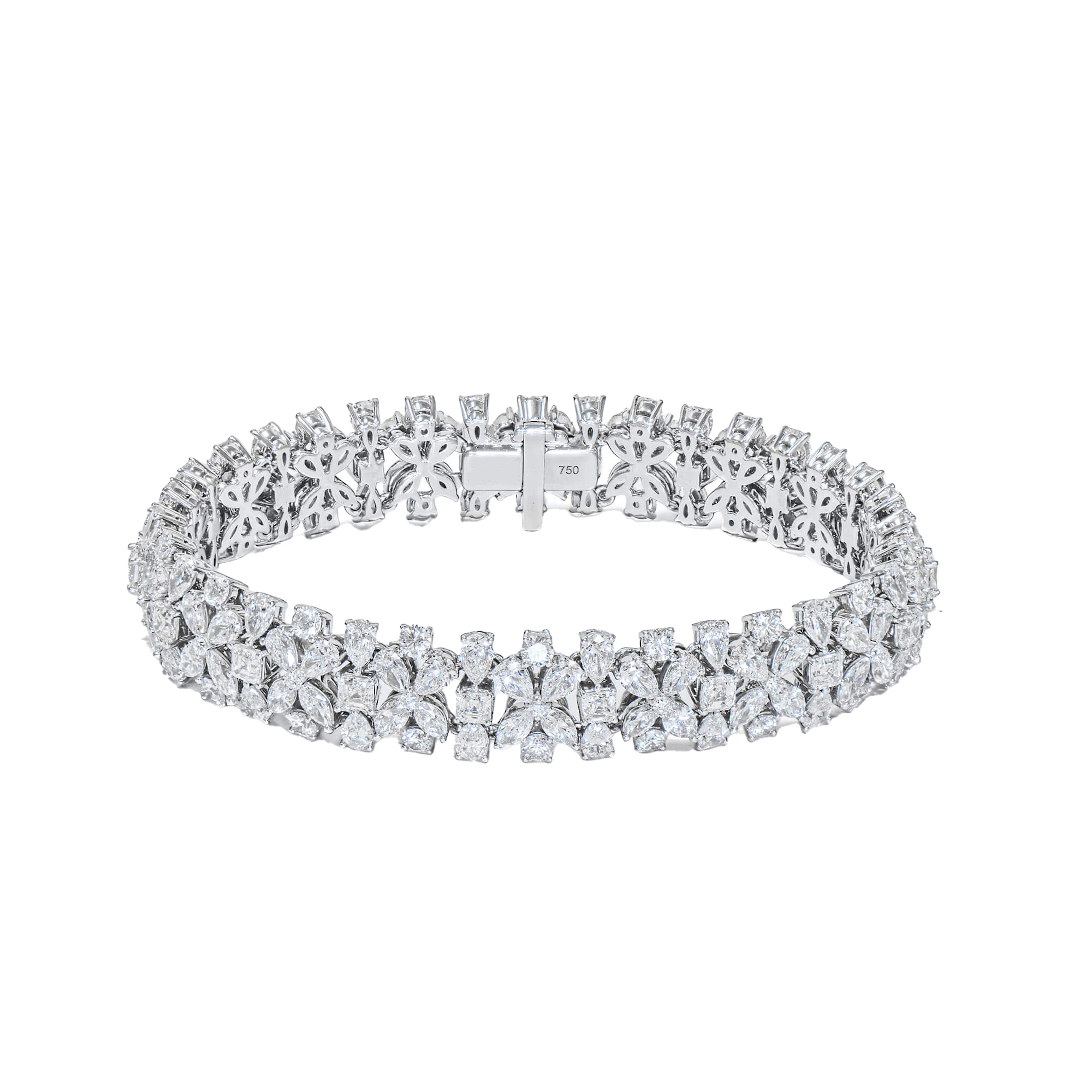 White Gold and Diamond Bracelet