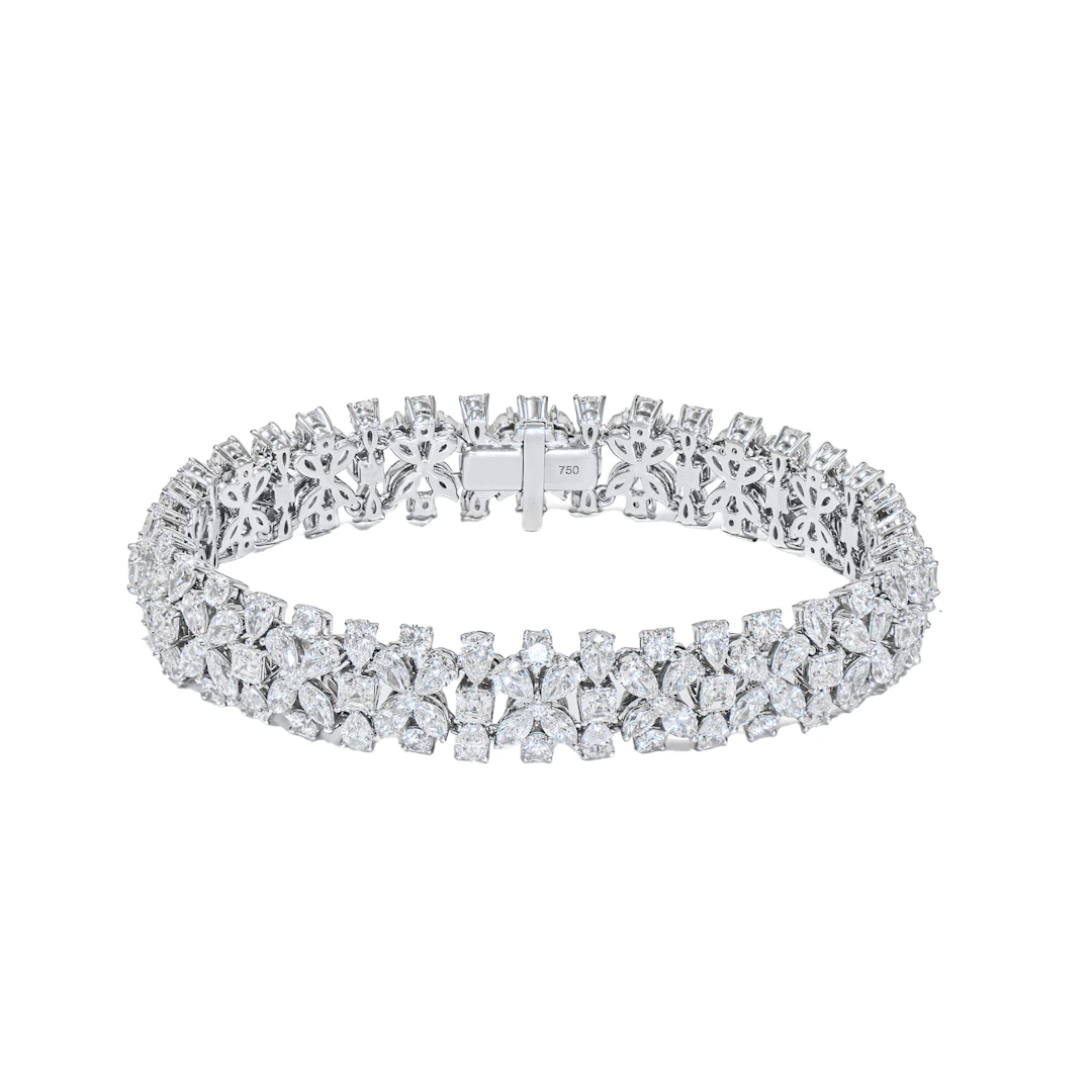 White Gold and Diamond Bracelet