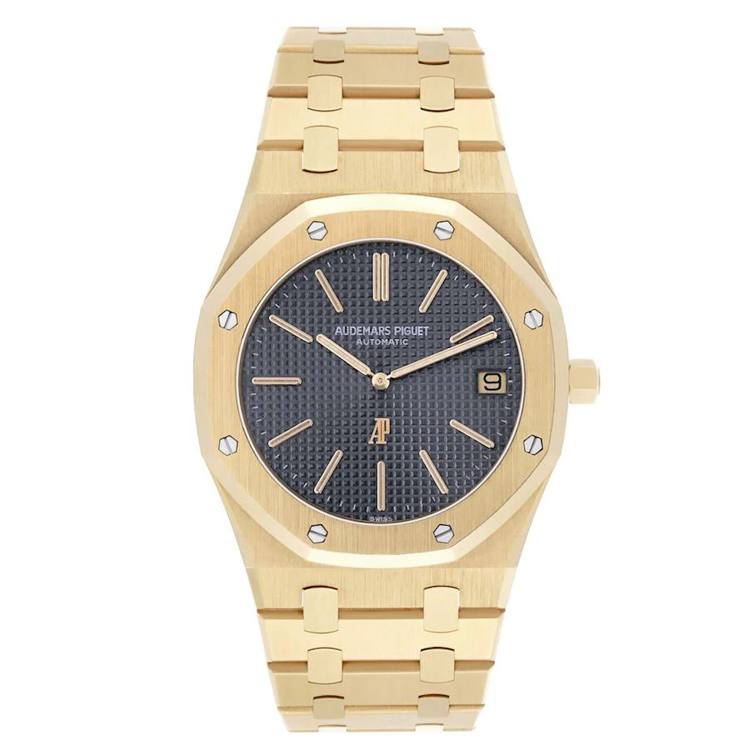 Royal Oak Jumbo (Reference 5402BA-001). A 39mm yellow gold automatic