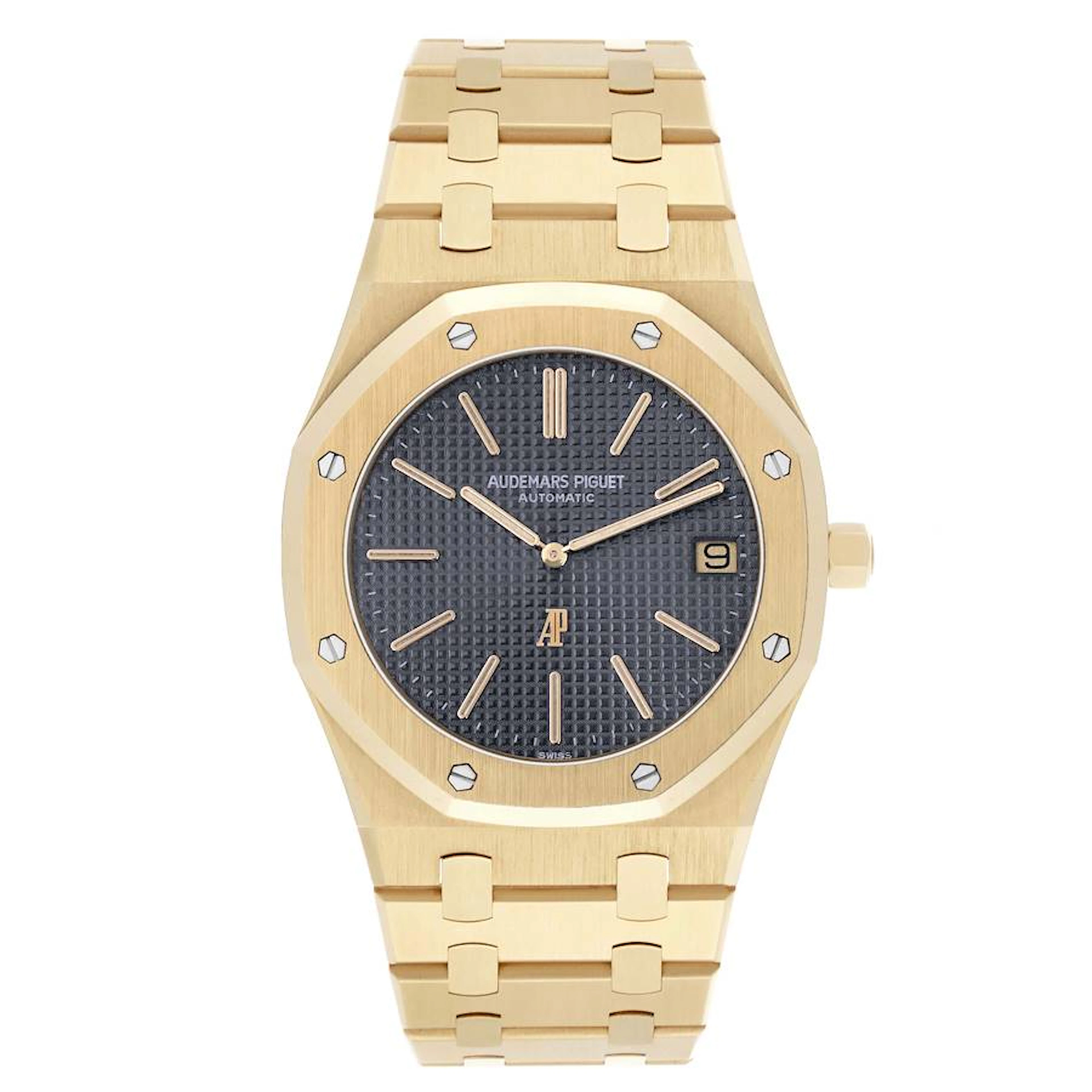 Royal Oak Jumbo (Reference 5402BA-001). A 39mm yellow gold automatic