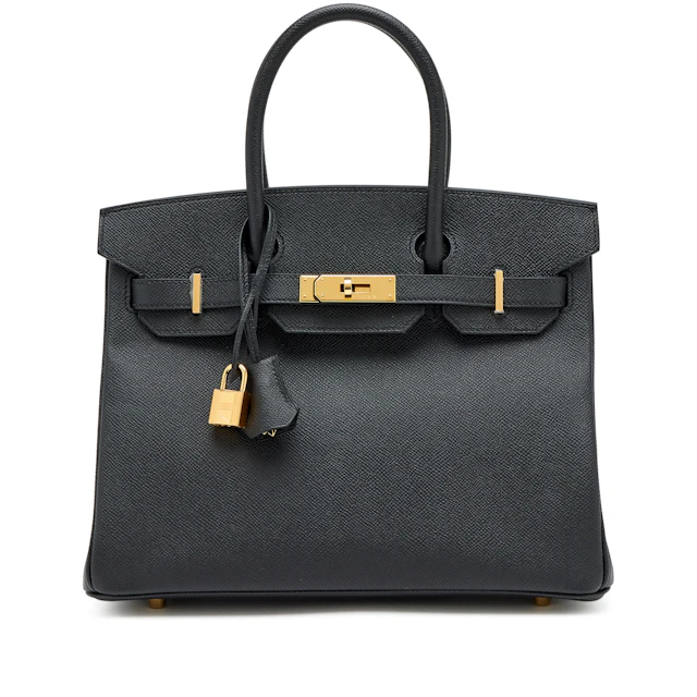 Black Epsom Birkin 30 Gold Hardware, 2019