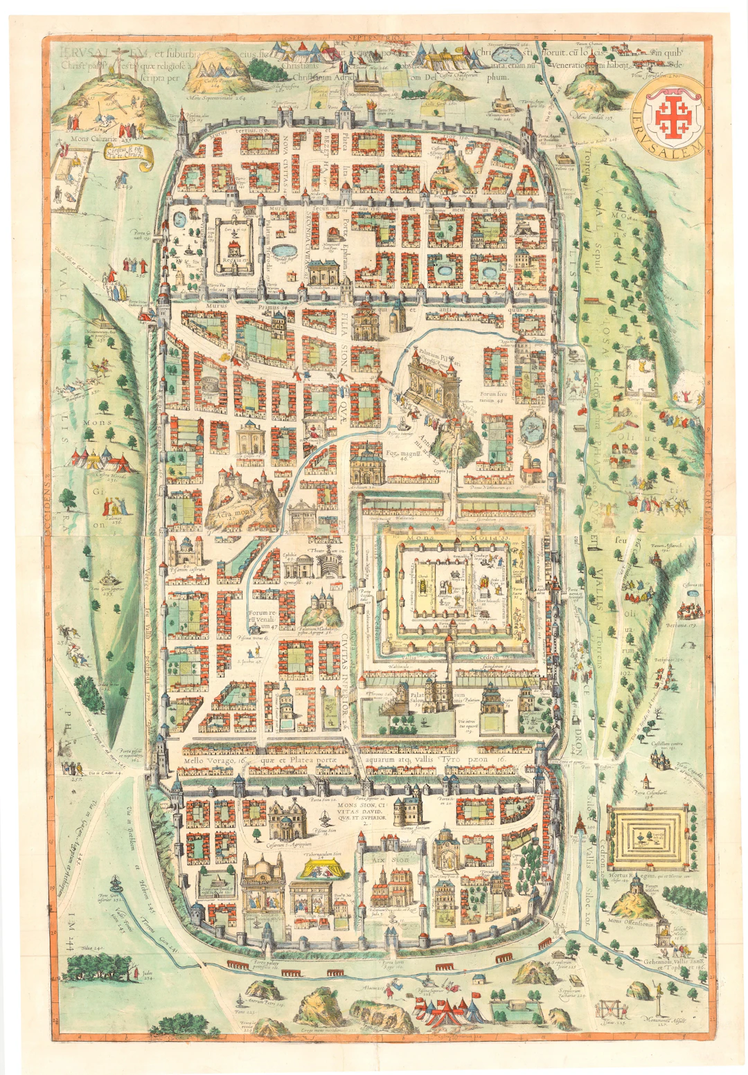 German Plan of Jerusalem
