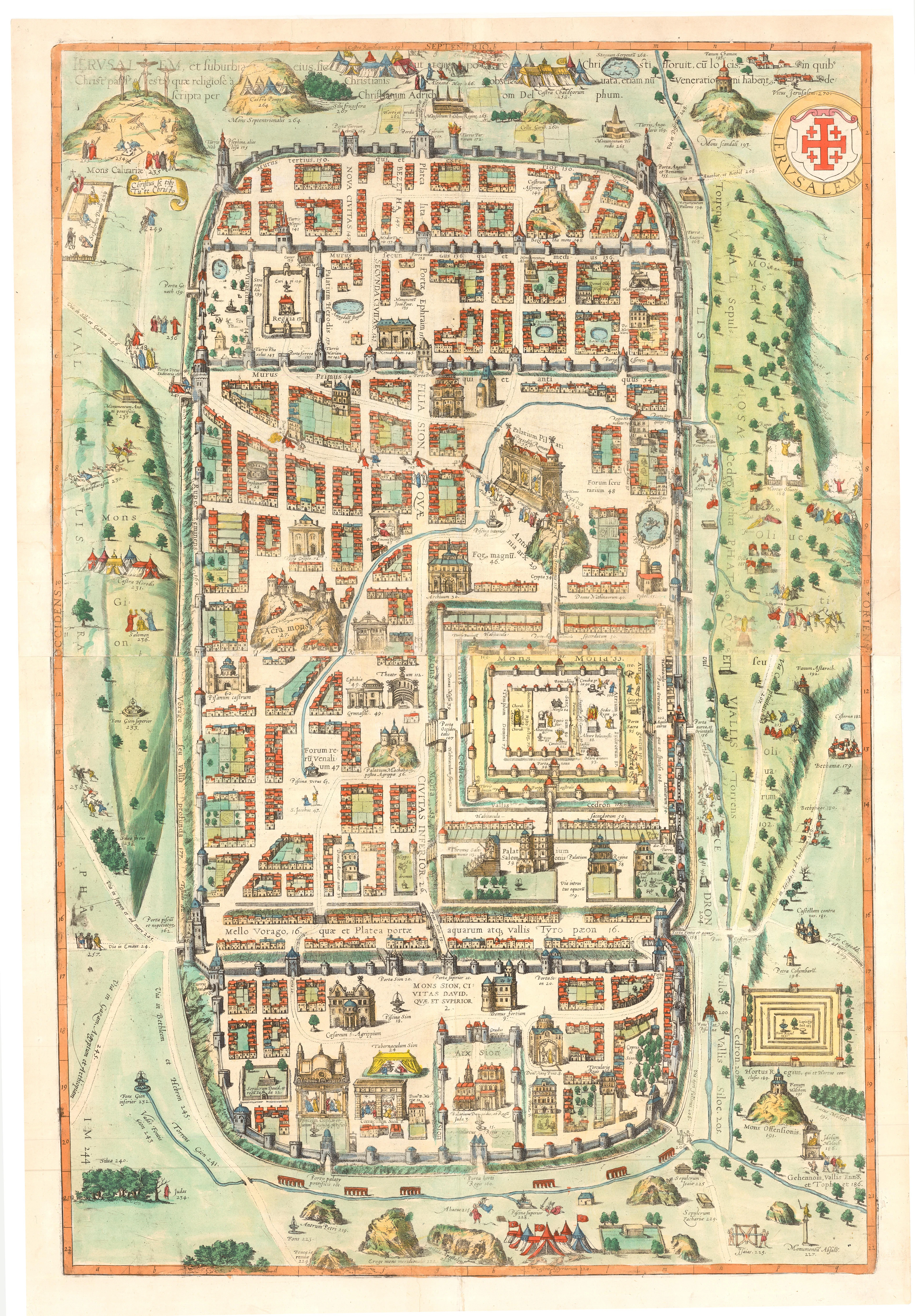 German Plan of Jerusalem
