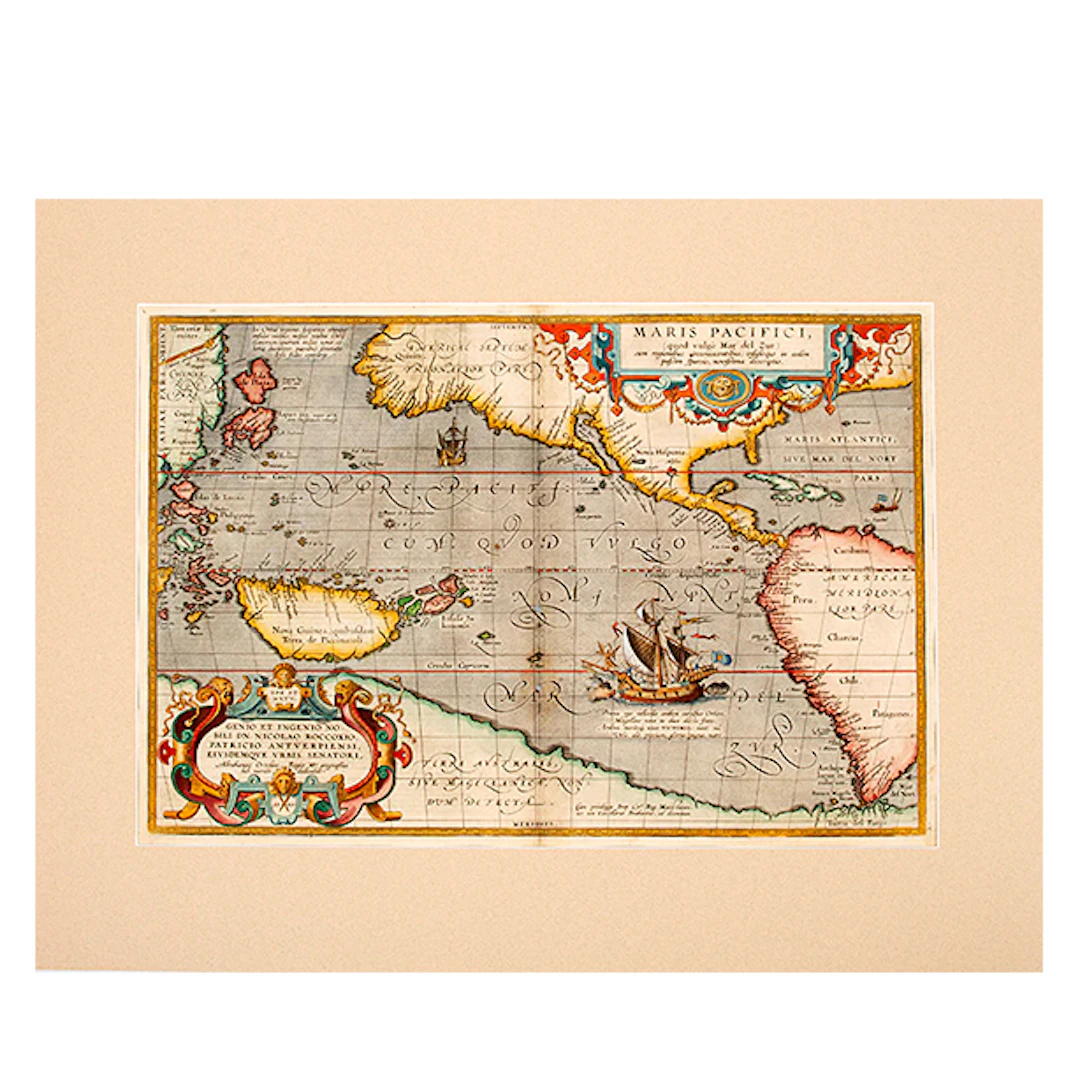 Belgian Map Of The Pacific