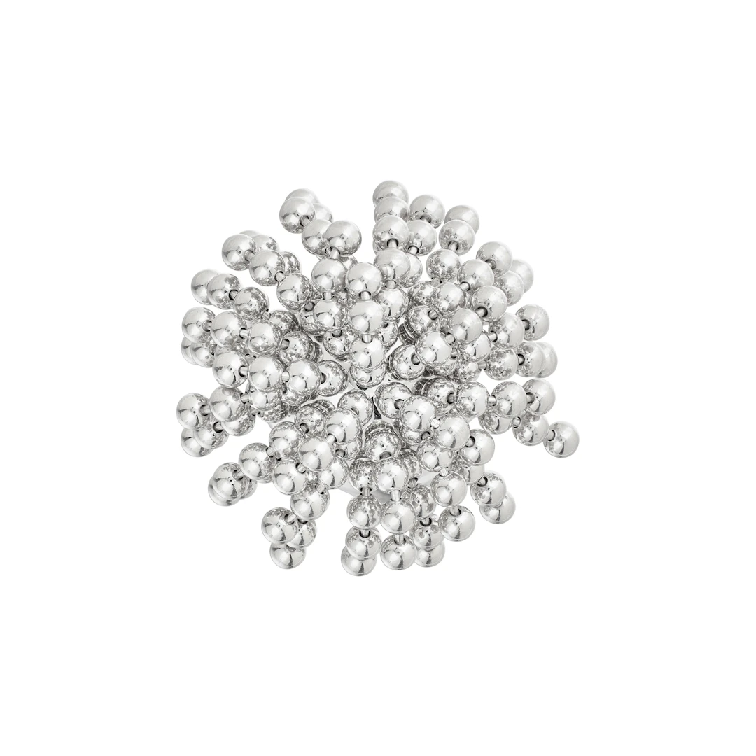 White Gold Nouvelle Vague Perruque Ring