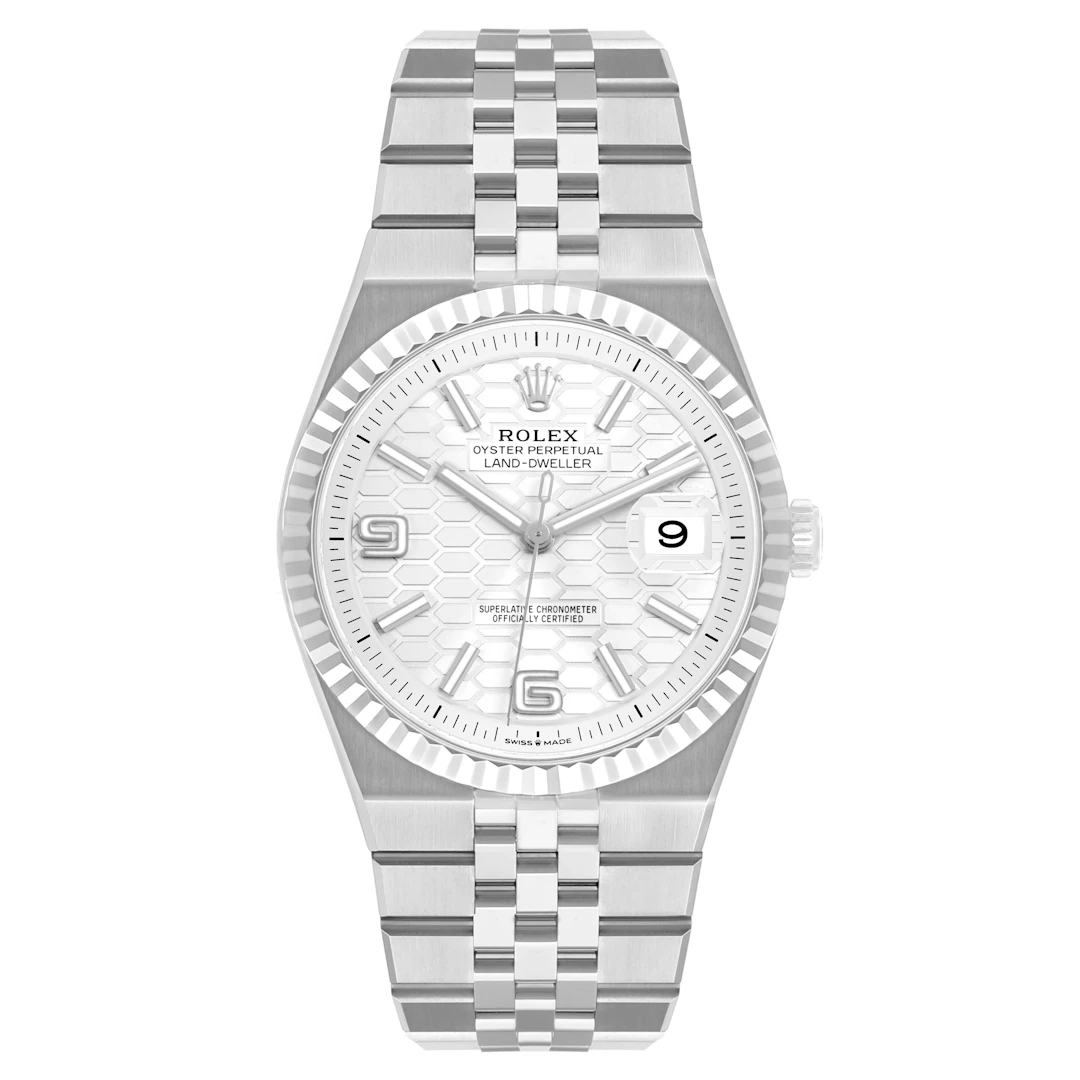 Land-Dweller (Reference 127334). A 40mm stainless steel white gold