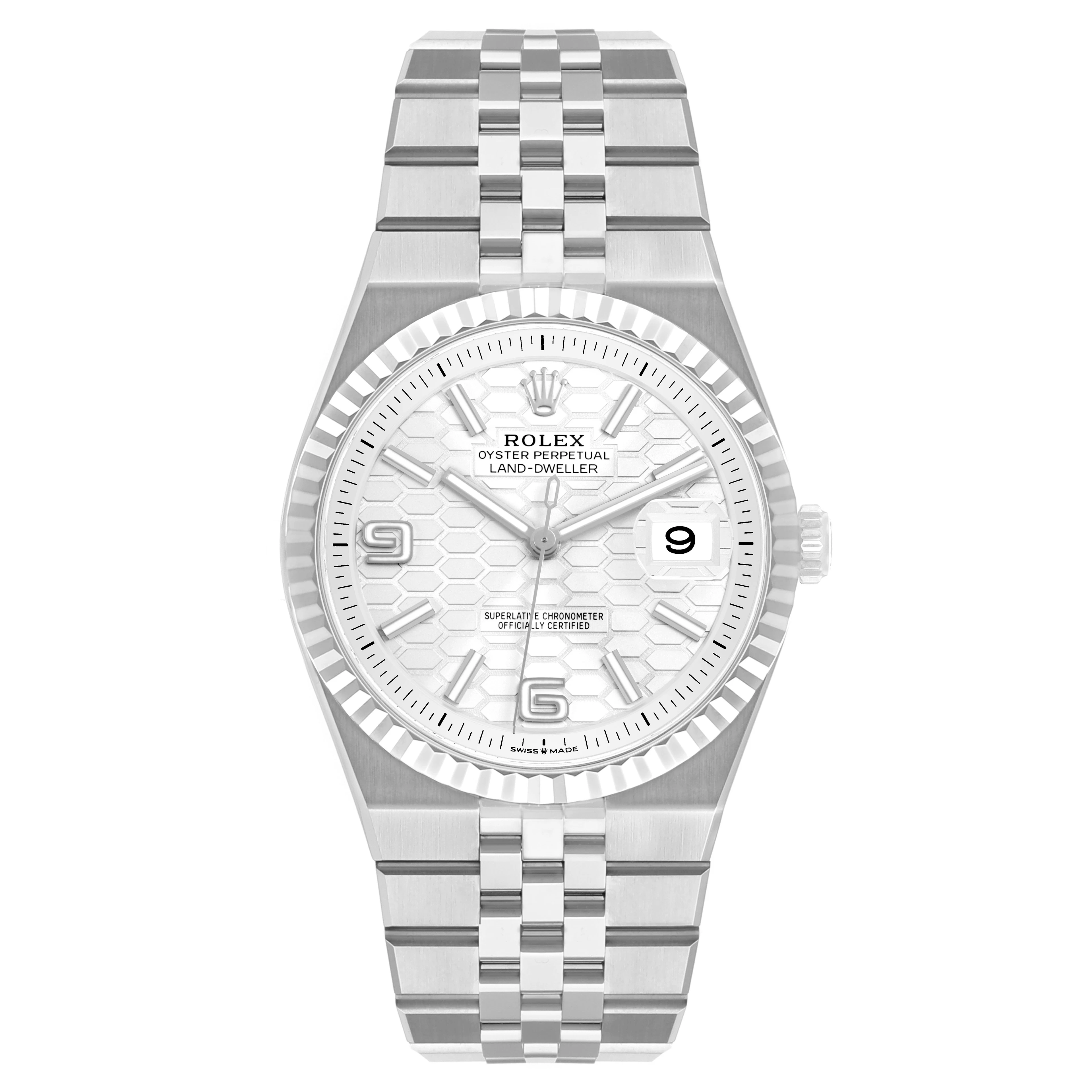 Land-Dweller (Reference 127334). A 40mm stainless steel white gold