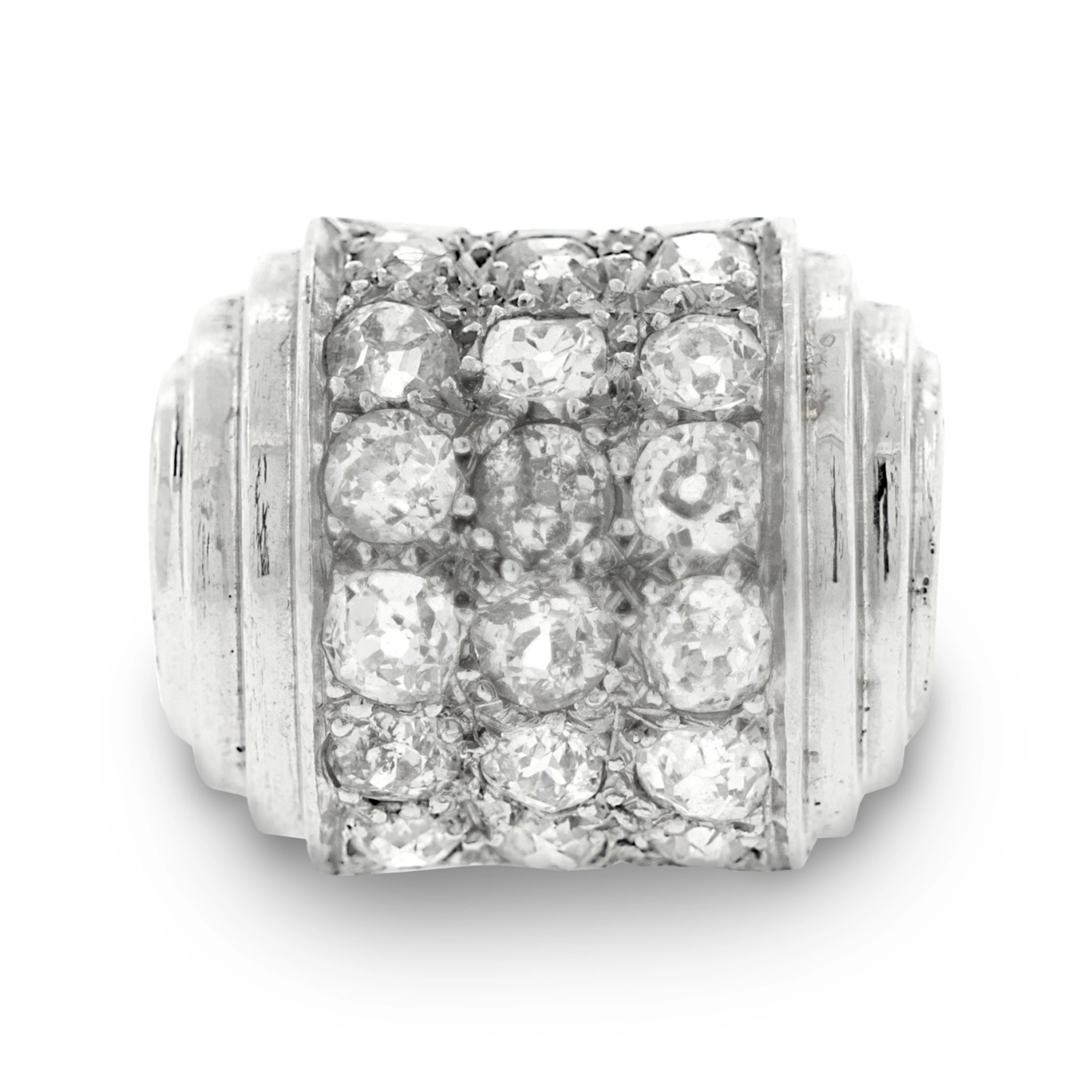 Platinum and Diamond Ring, France