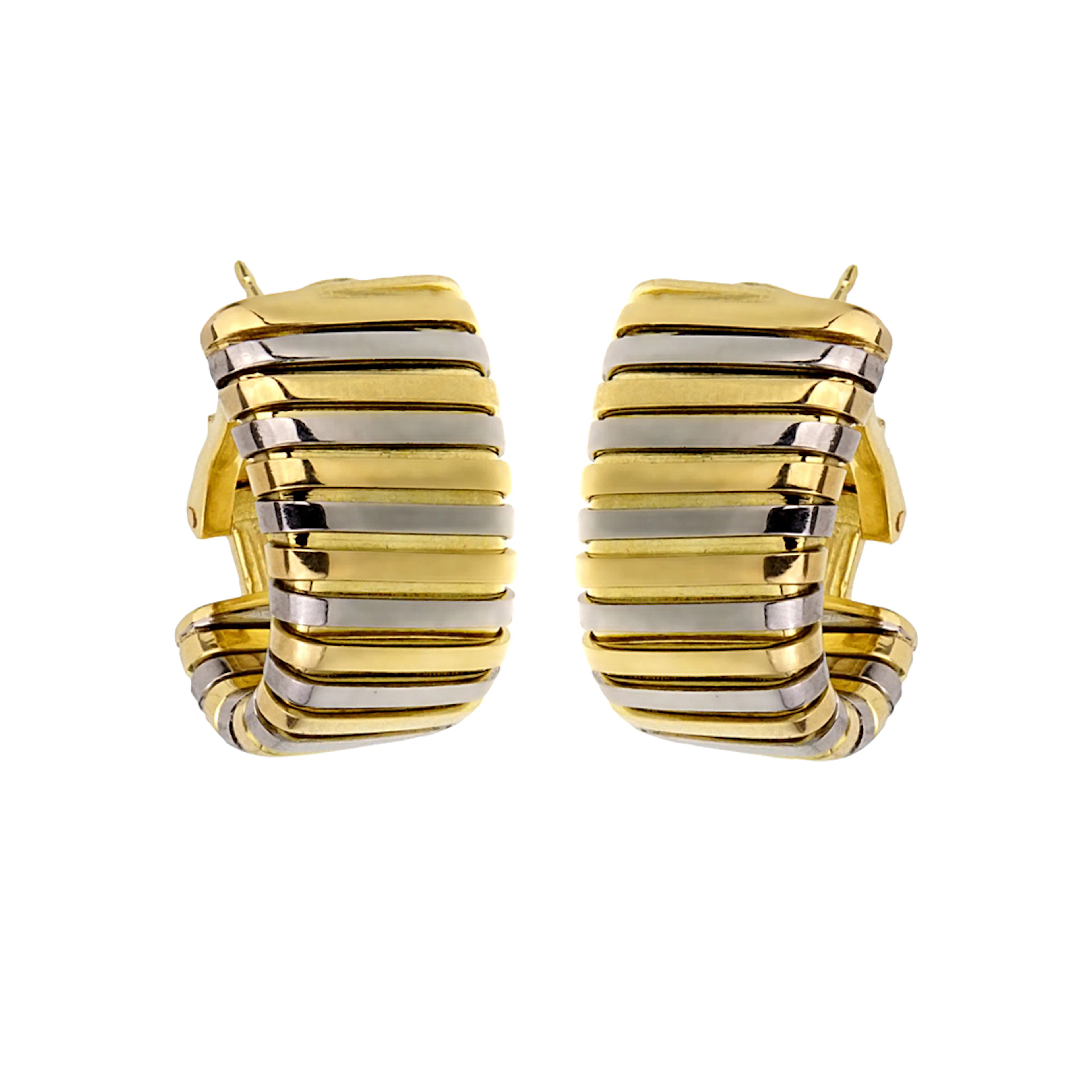 Gold Tubogas Earrings