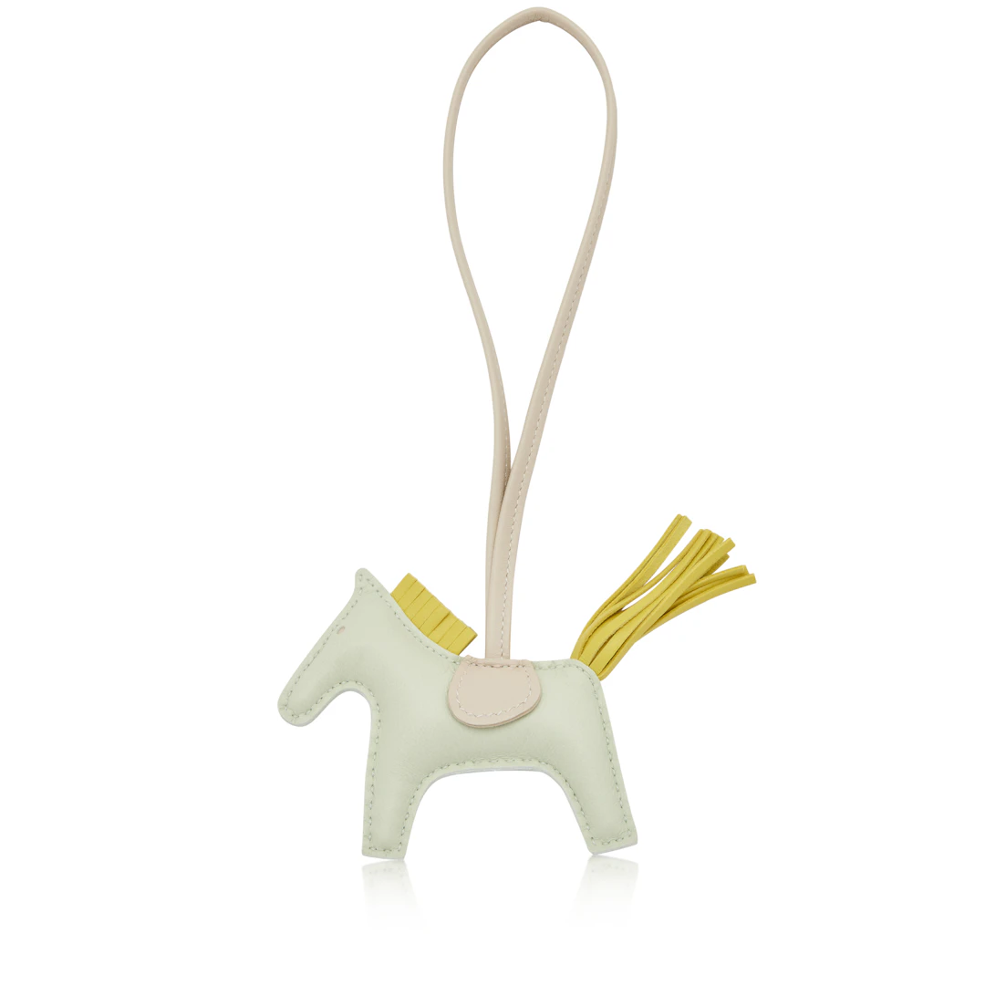 Vert Fizz, Lime, and Craie Milo Agneau Rodeo Charm PM, 2023