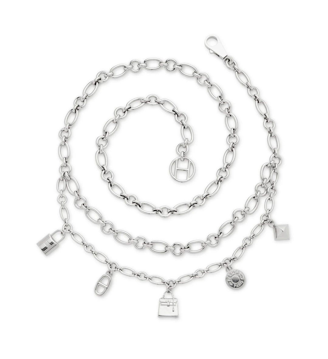 Silver Metal Olga Belt Chain