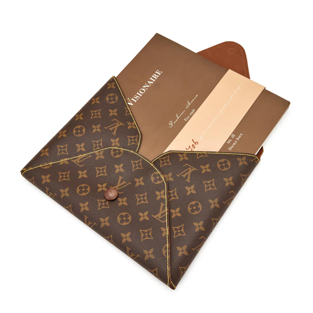 Ebene Monogram Coated Canvas Portfolio Case and Visionaire 18 Fashion