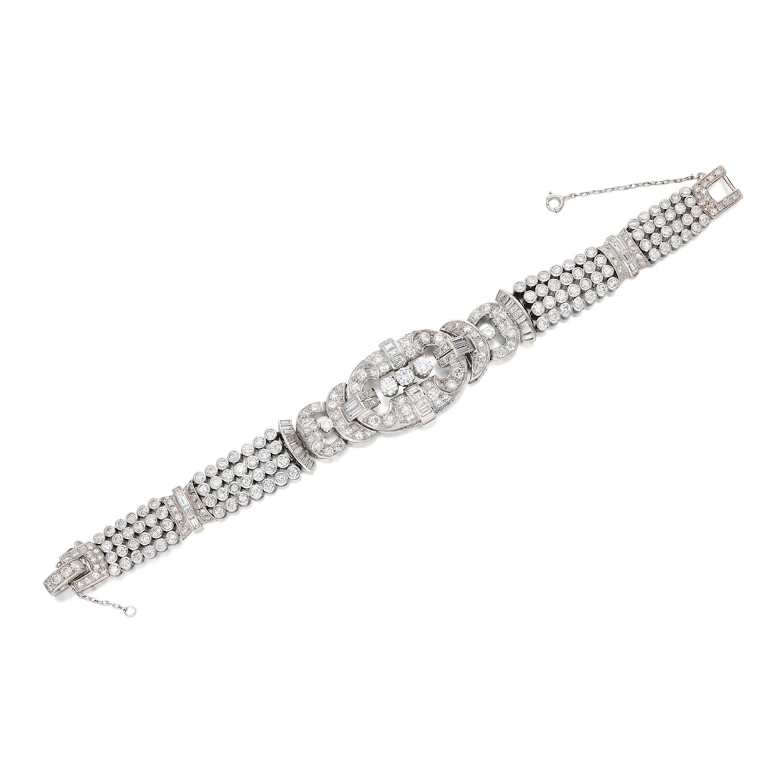Platinum and Diamond Bracelet