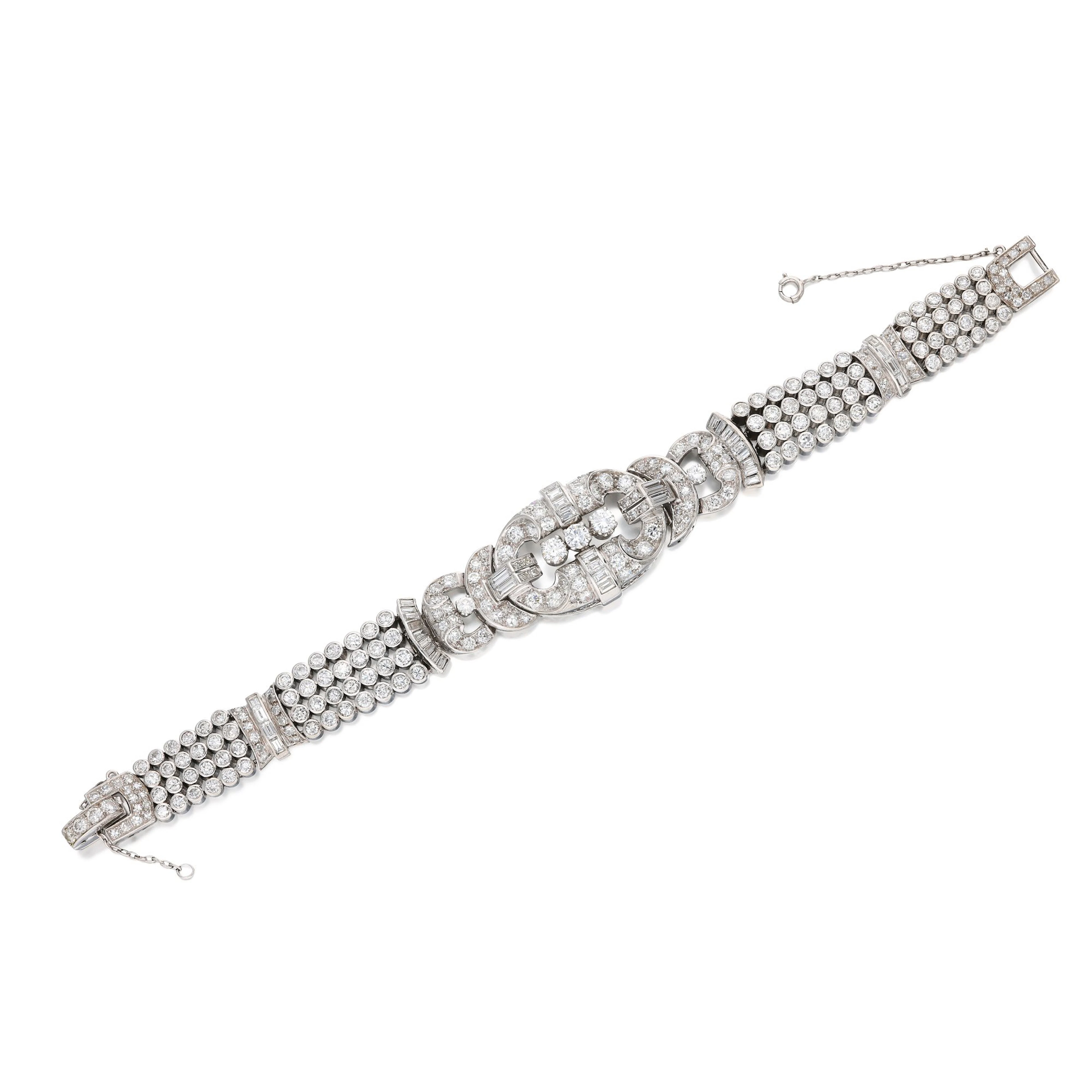 Platinum and Diamond Bracelet