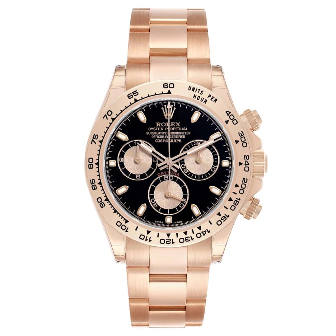 Cosmograph Daytona (Reference 116505). A 40mm rose gold automatic