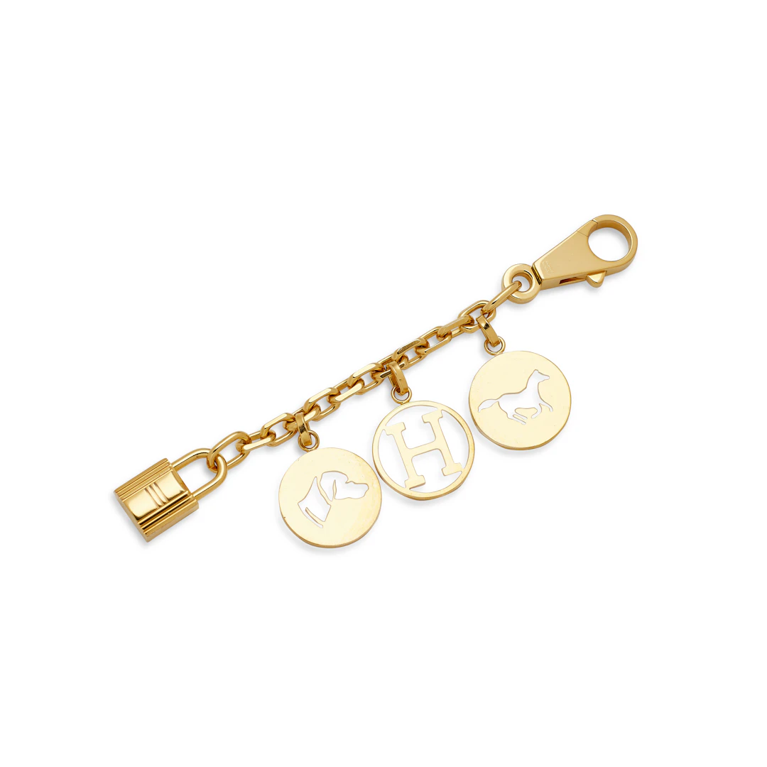 Gold Olga Breloque Bag Charm