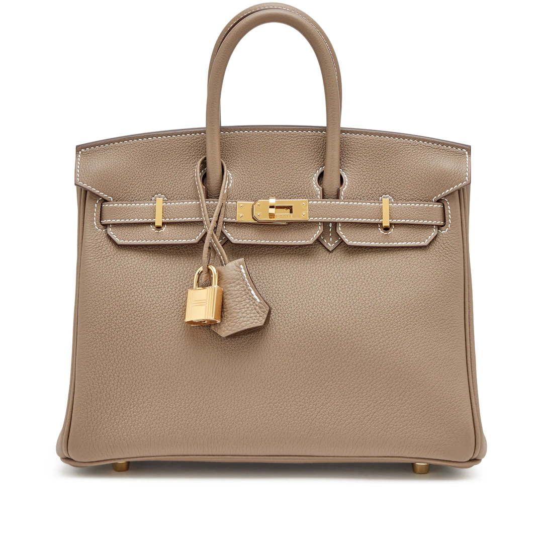 Etoupe Maurice Birkin 25 Gold Hardware, 2026