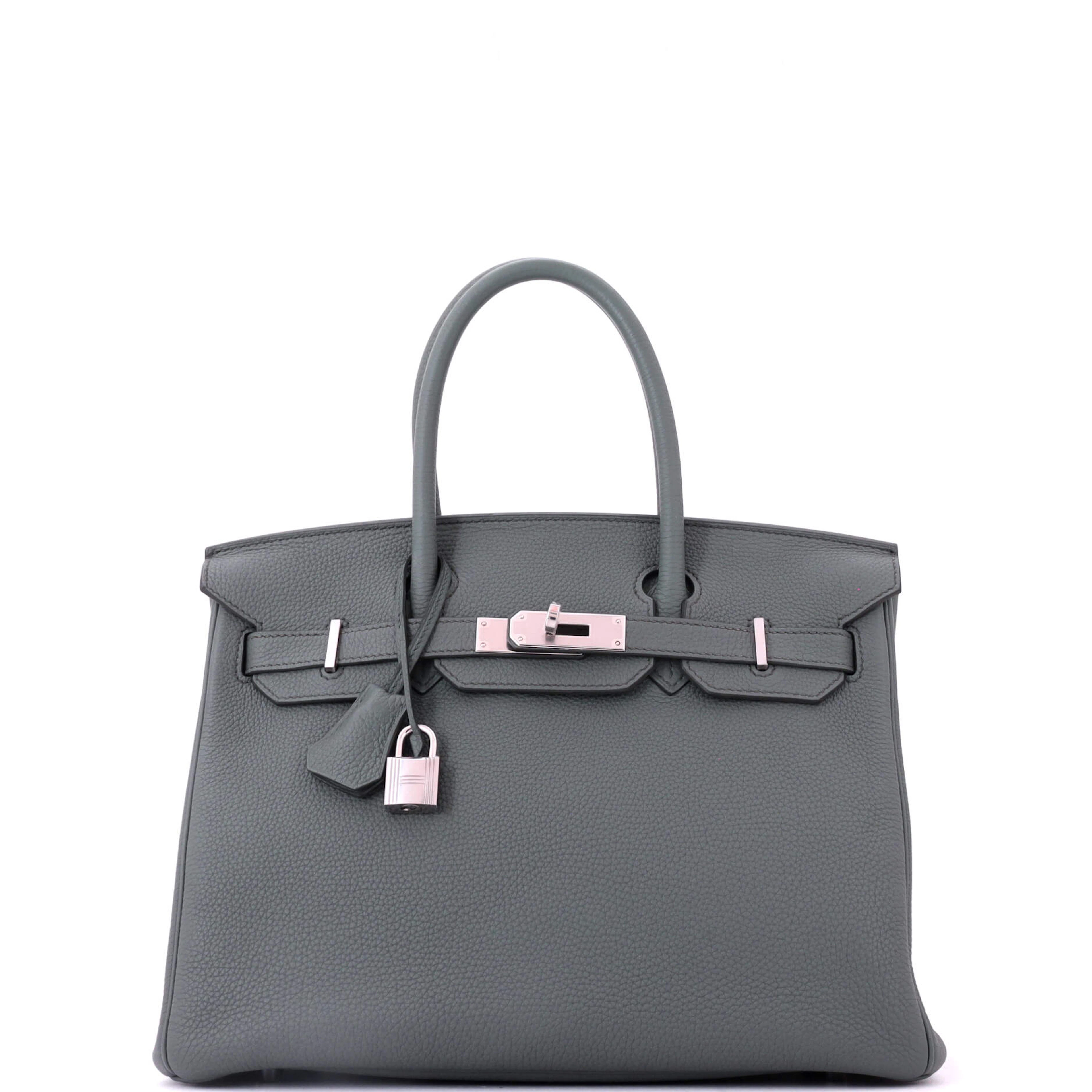 Vert Amande Togo Birkin 30 Palladium Hardware, 2019