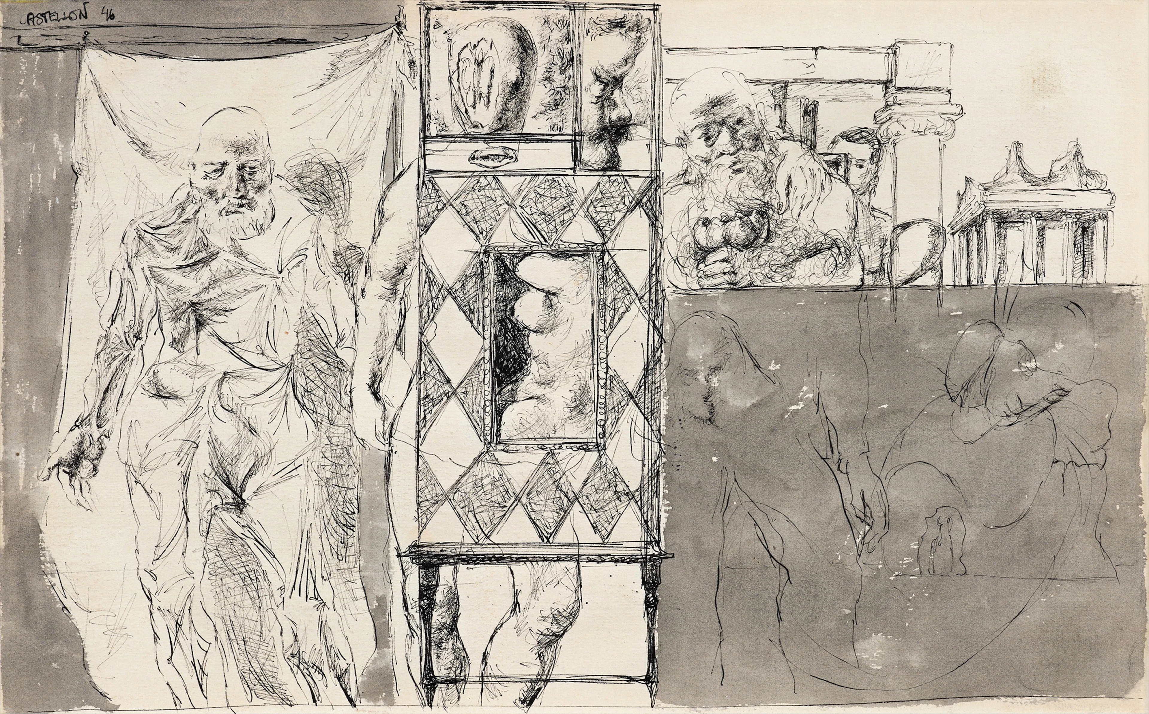 The Cabinet (Old Man with Models)
