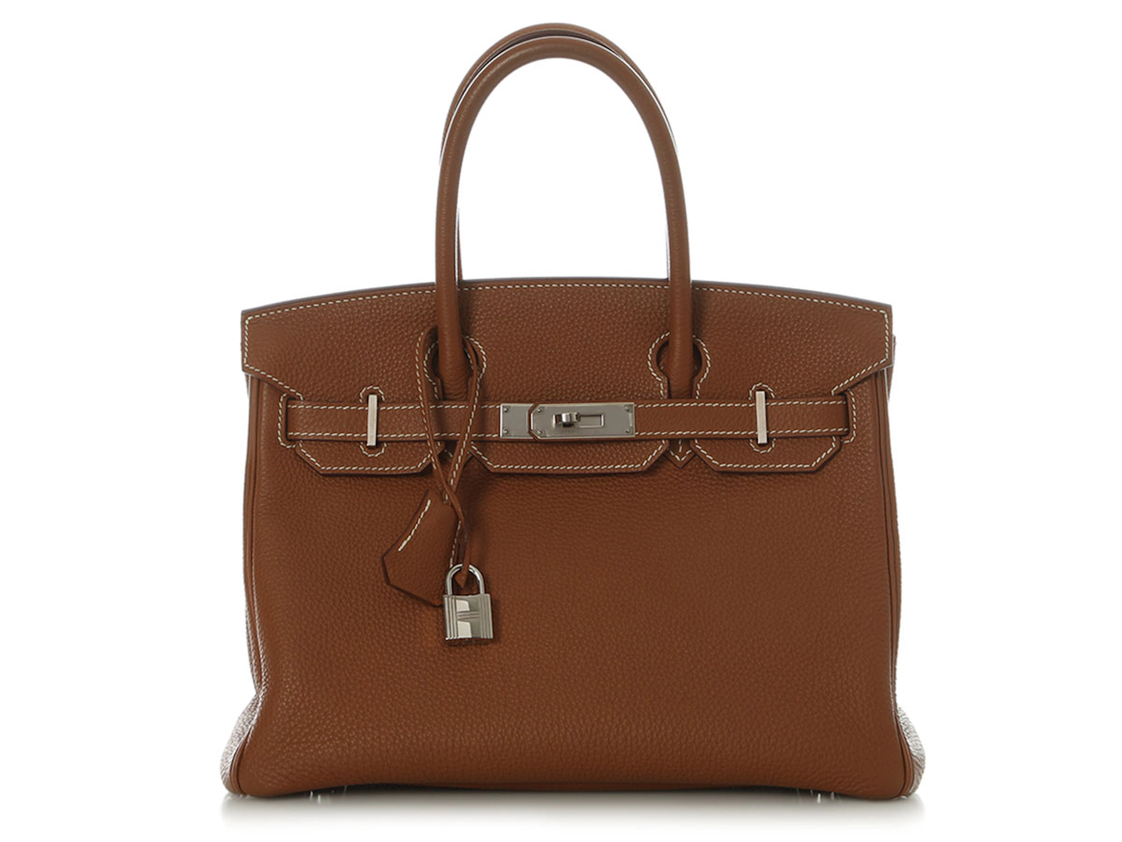 Gold Togo Birkin 30 Palladium Hardware, 2014
